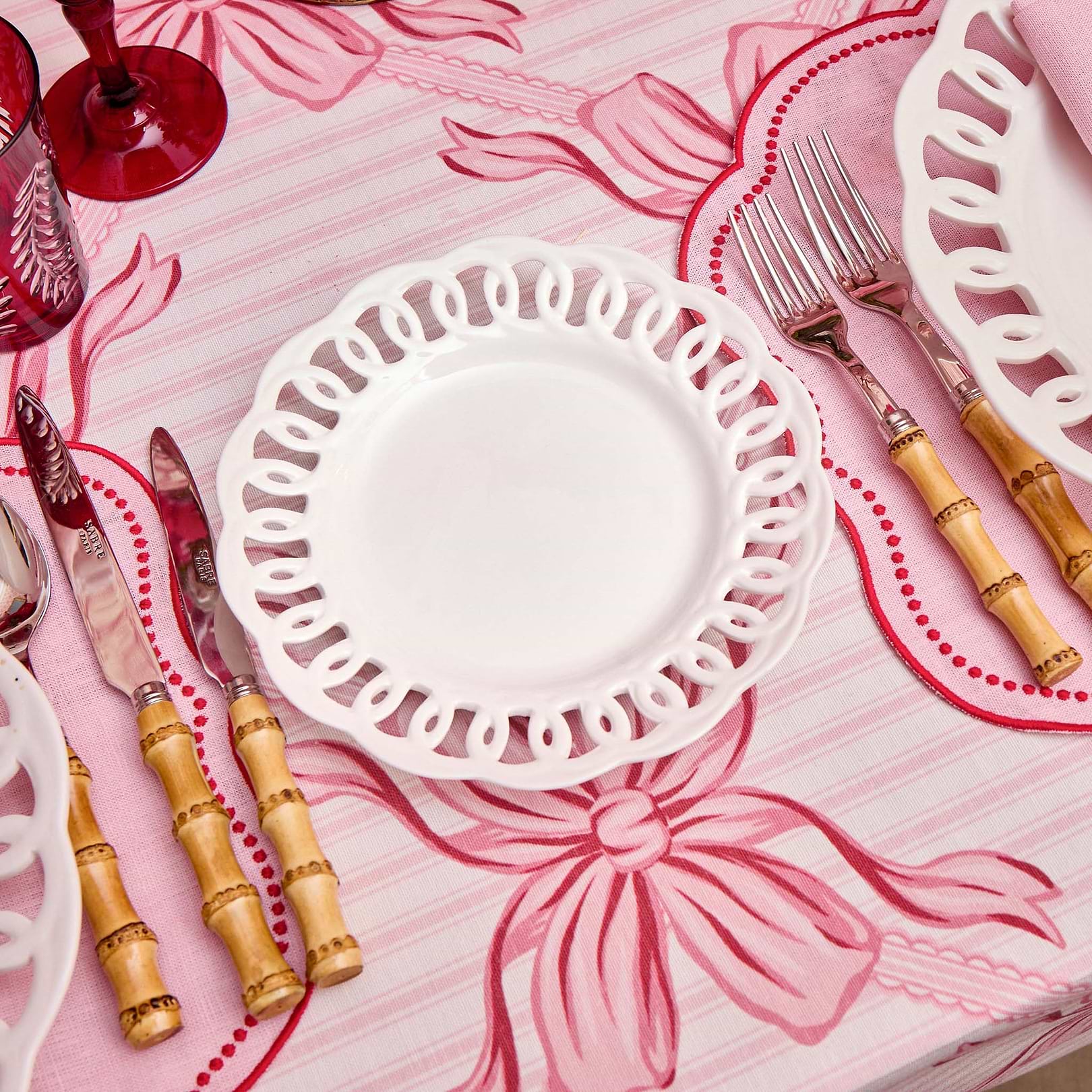 White Lace Starter Plate