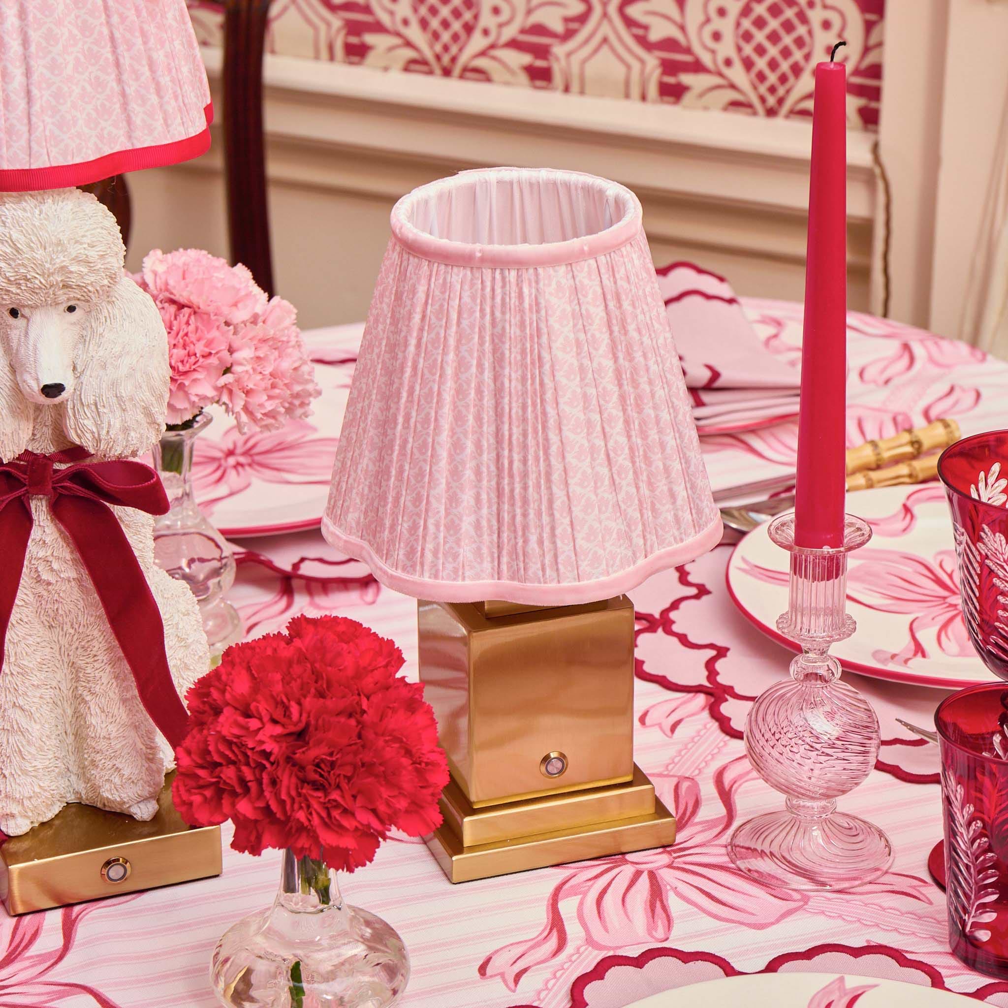 Pink Lotus Lampshade (18cm)