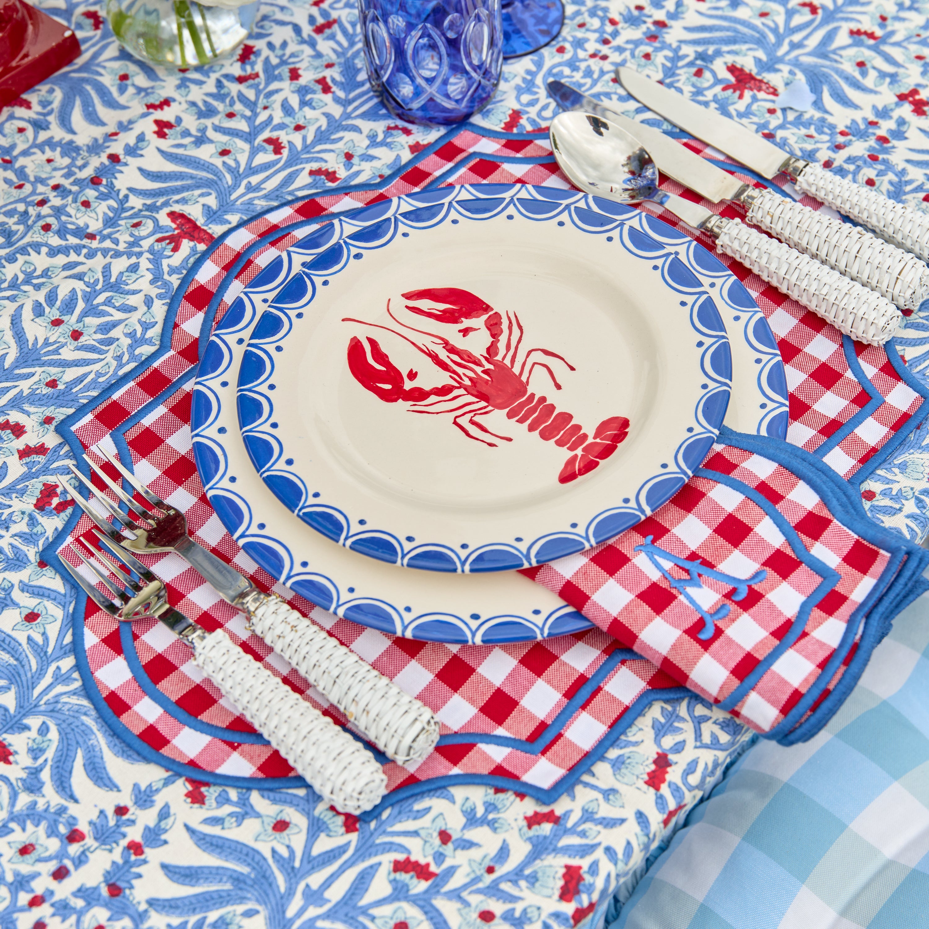 Lobster Dinner & Starter Plates (Set of 8)
