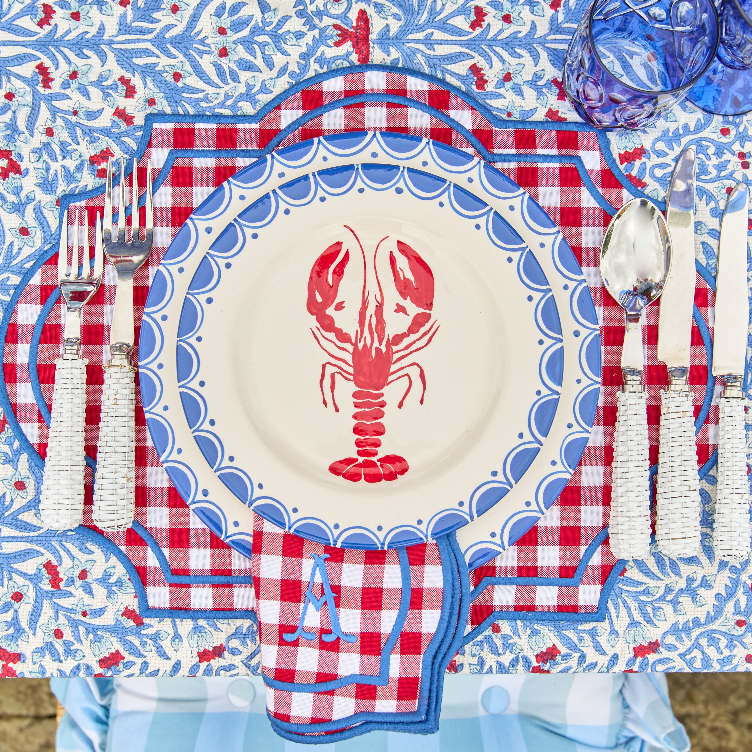 Lobster Dinner & Starter Plates (Set of 8)