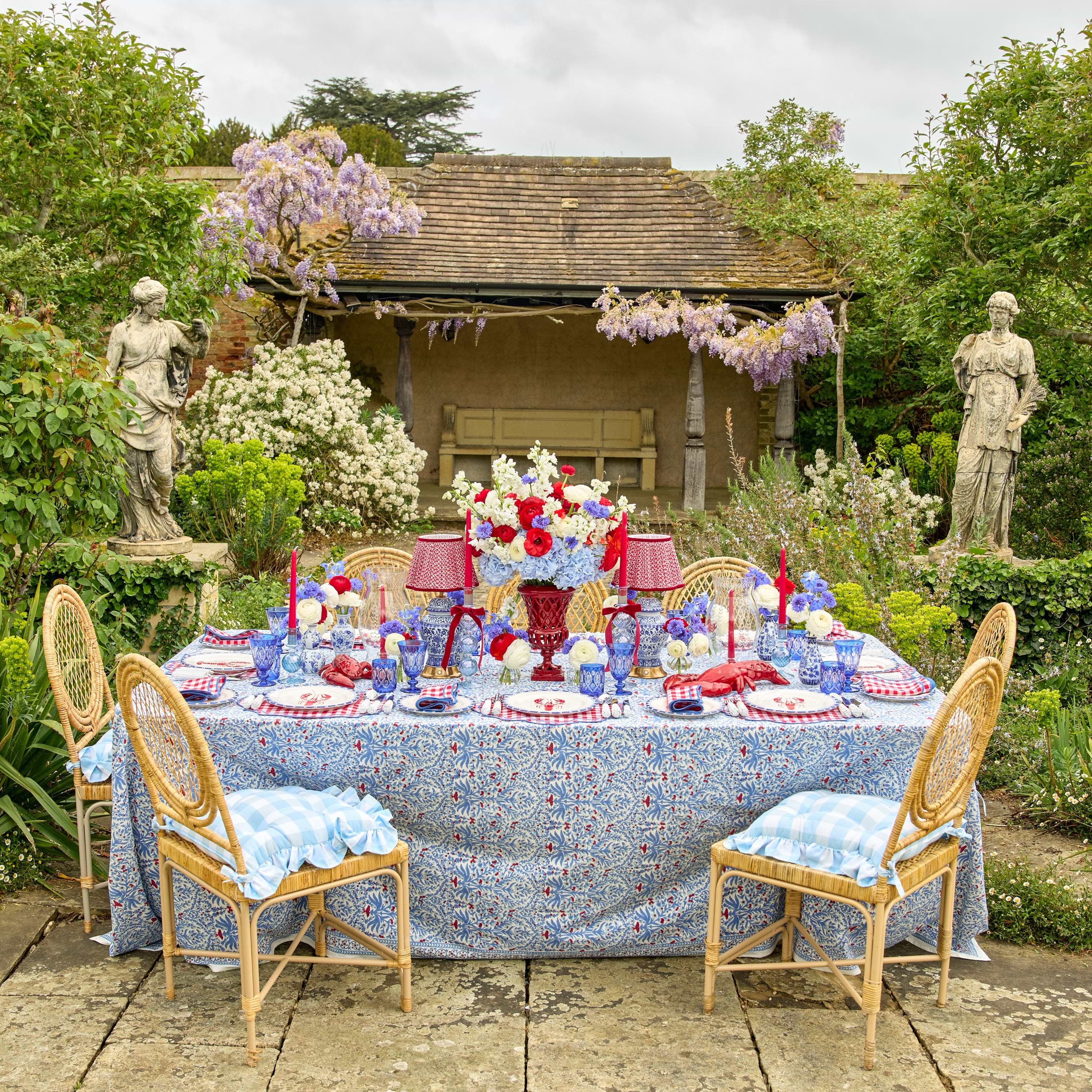 Red Gingham Felix Placemats & Napkins (Set of 4)
