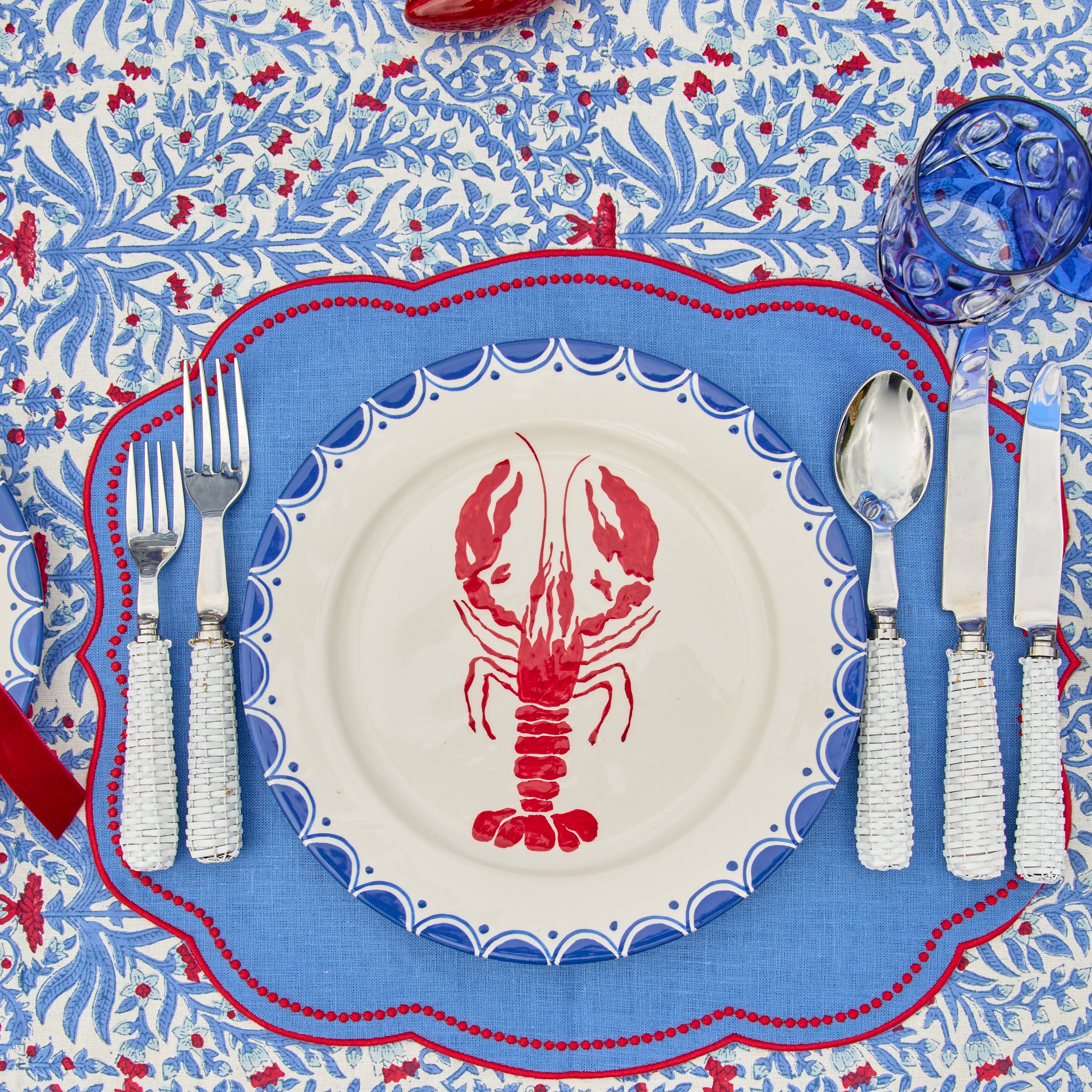 Lobster Dinner & Starter Plates (Set of 8)