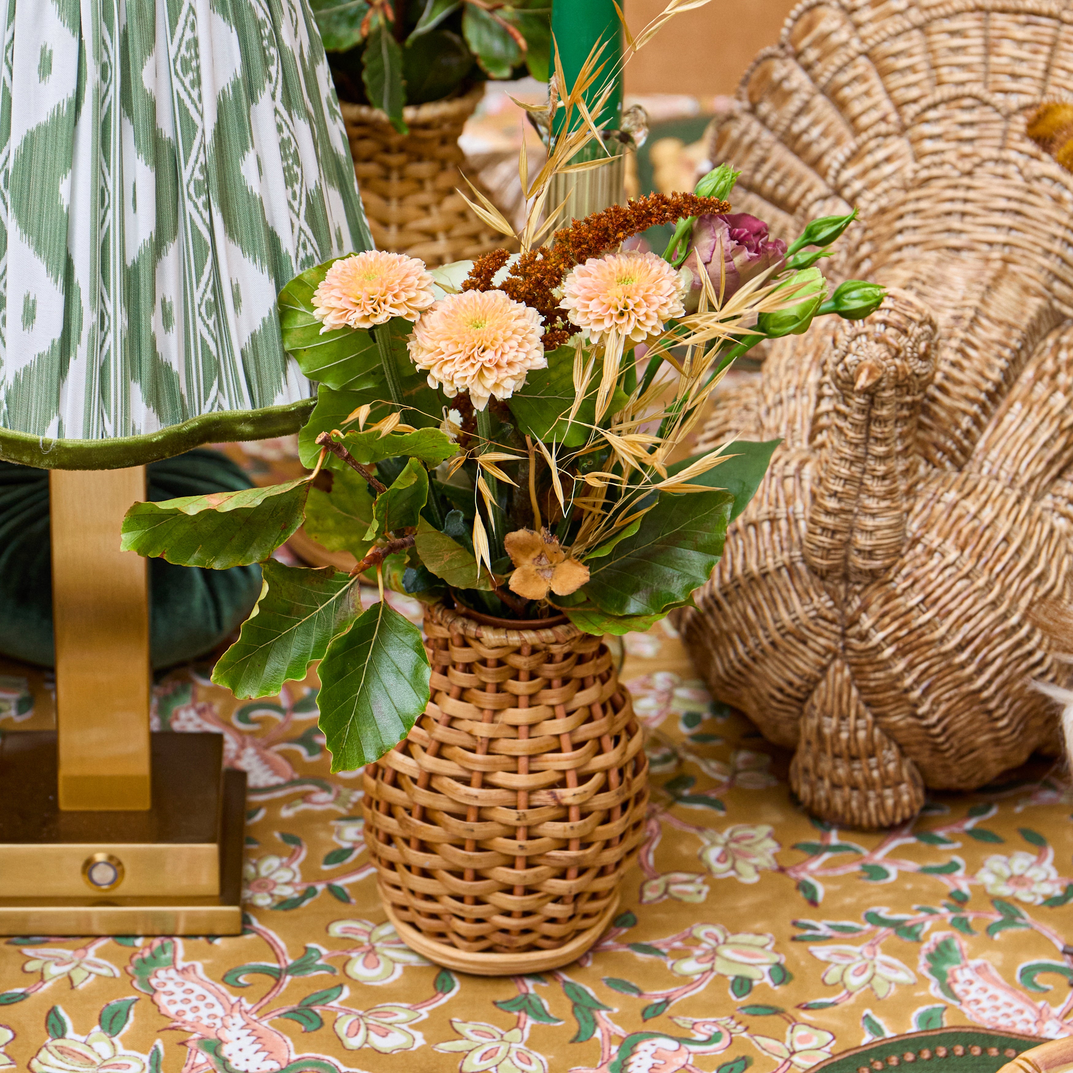 Mini Natural Rattan Vase (Set of 3)