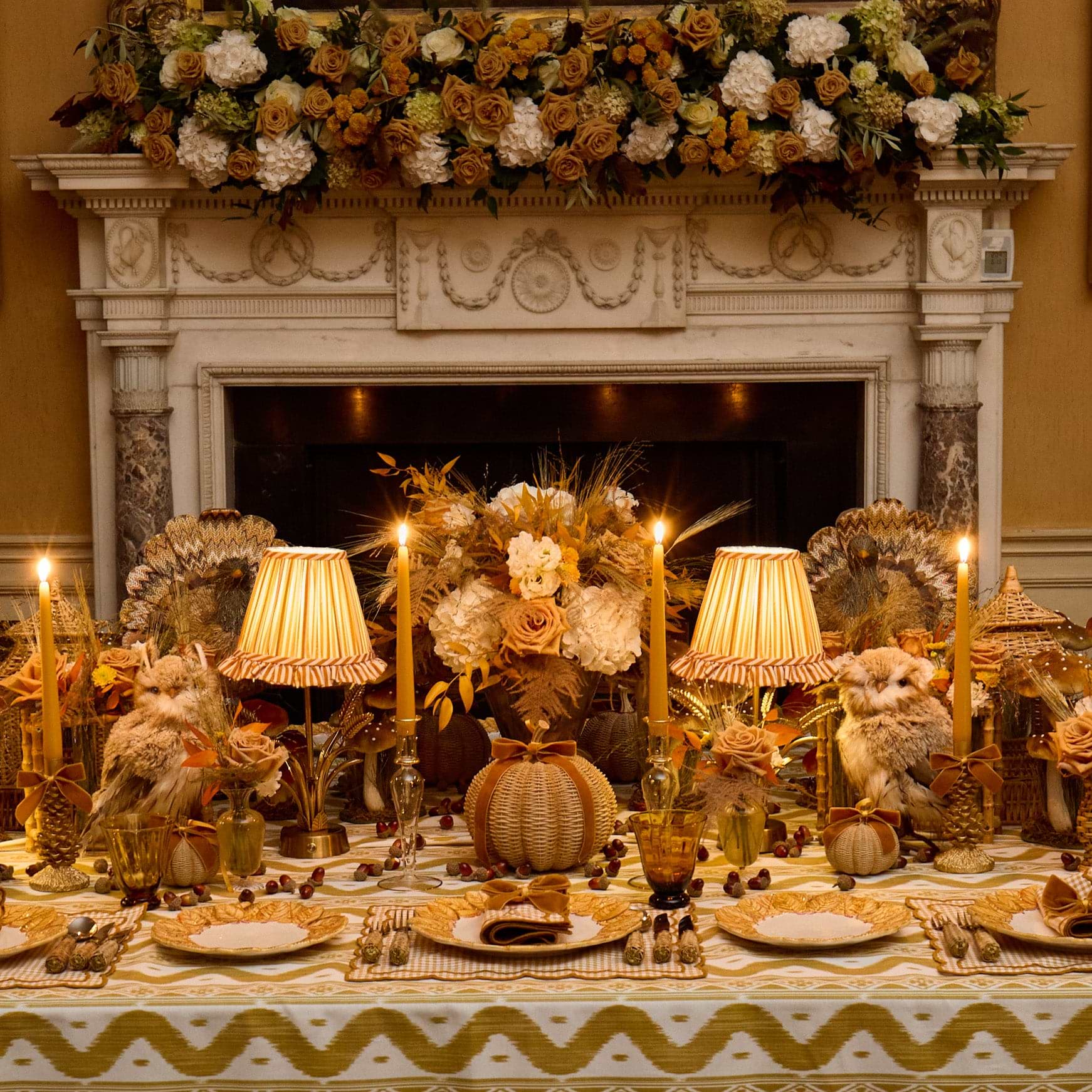 Joy & Dotty Candle Set (Mustard)