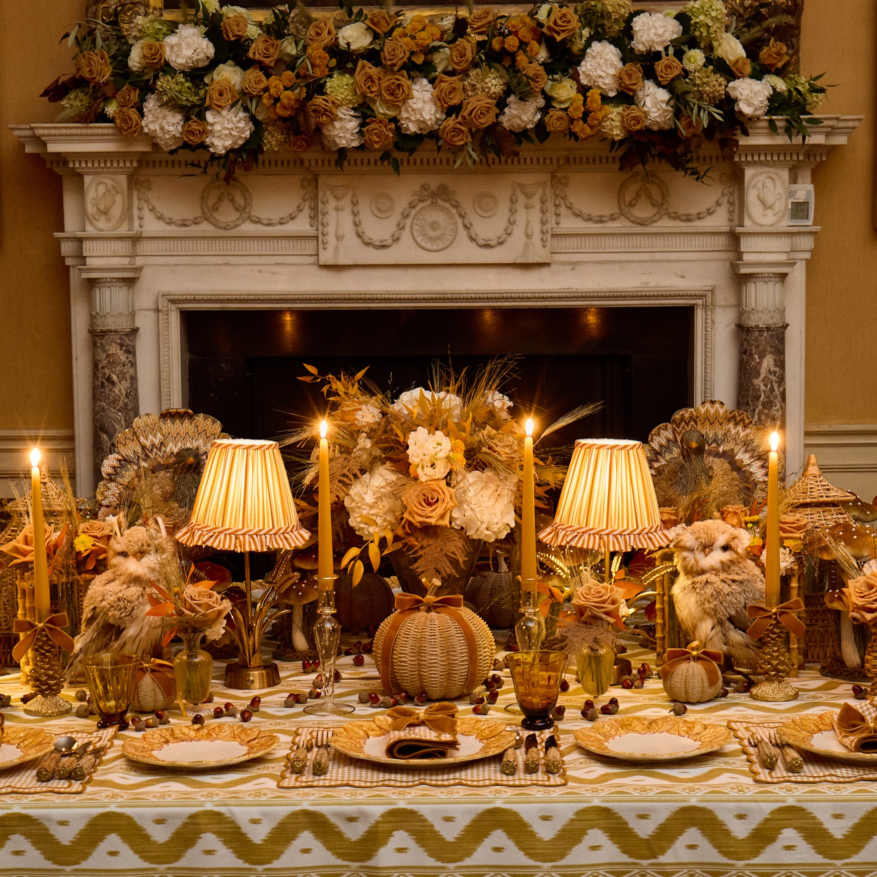 Joy & Dotty Candle Set (Mustard)