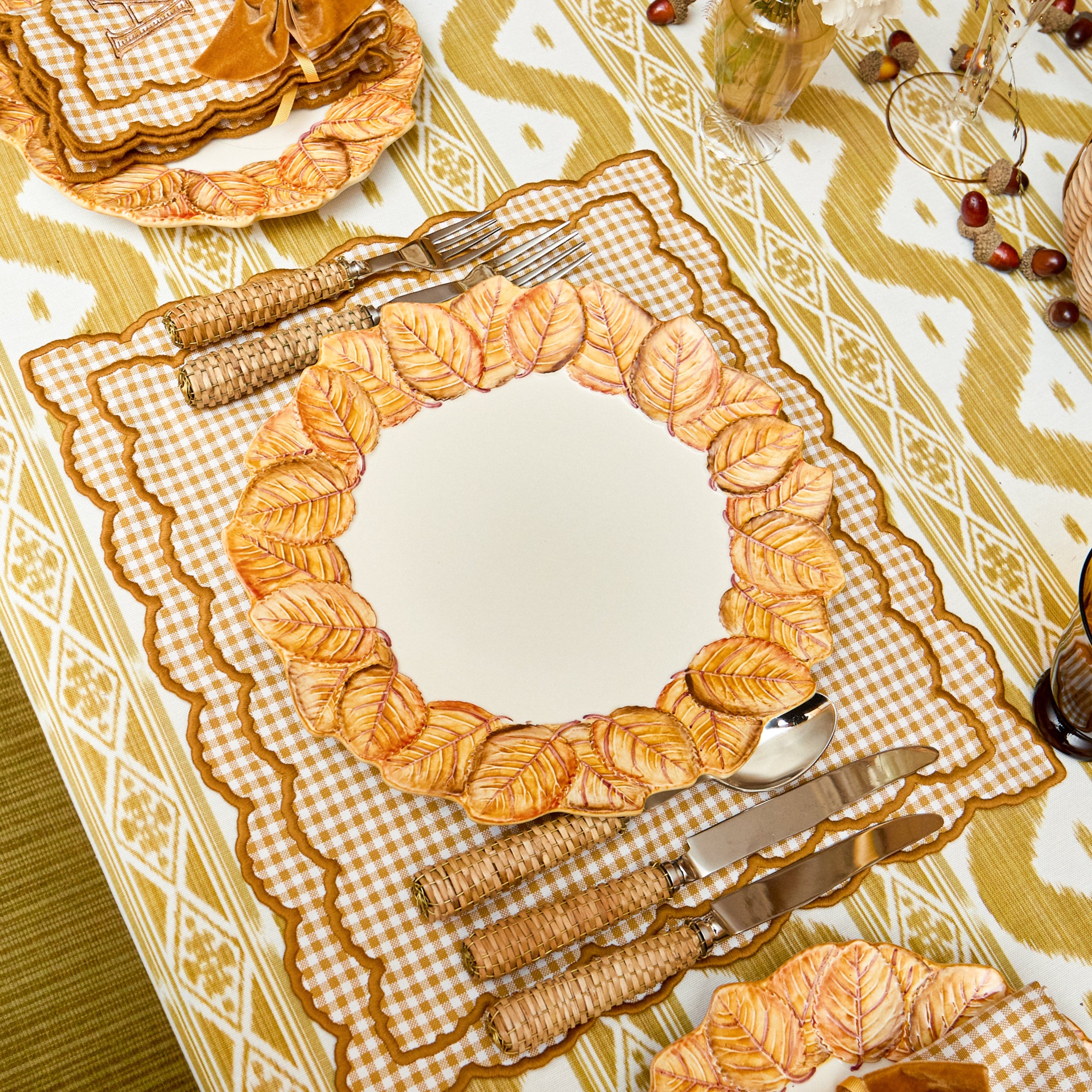 Autumn Leaf Dinner Plates (Set of 4)