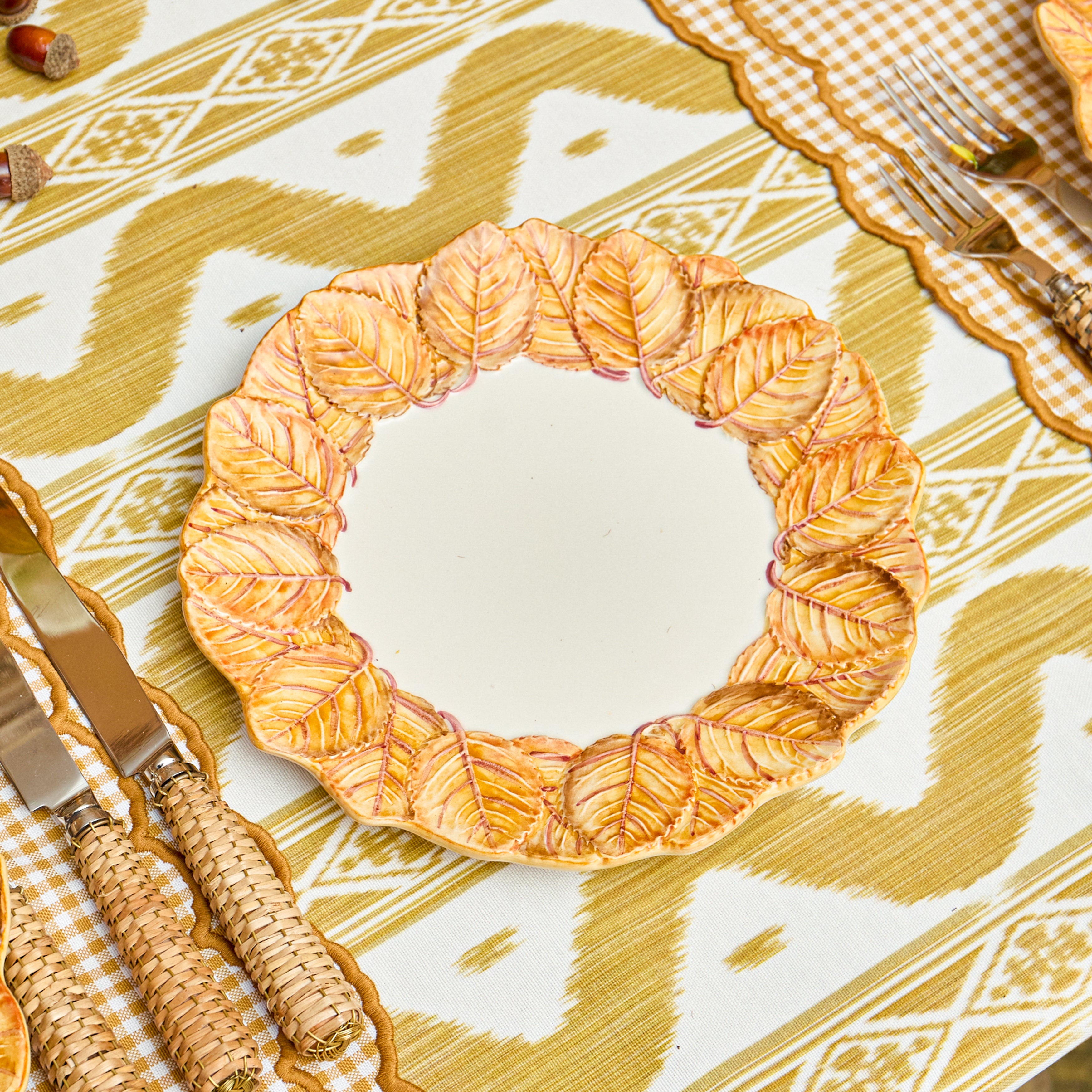 Autumn Leaf Starter Plate