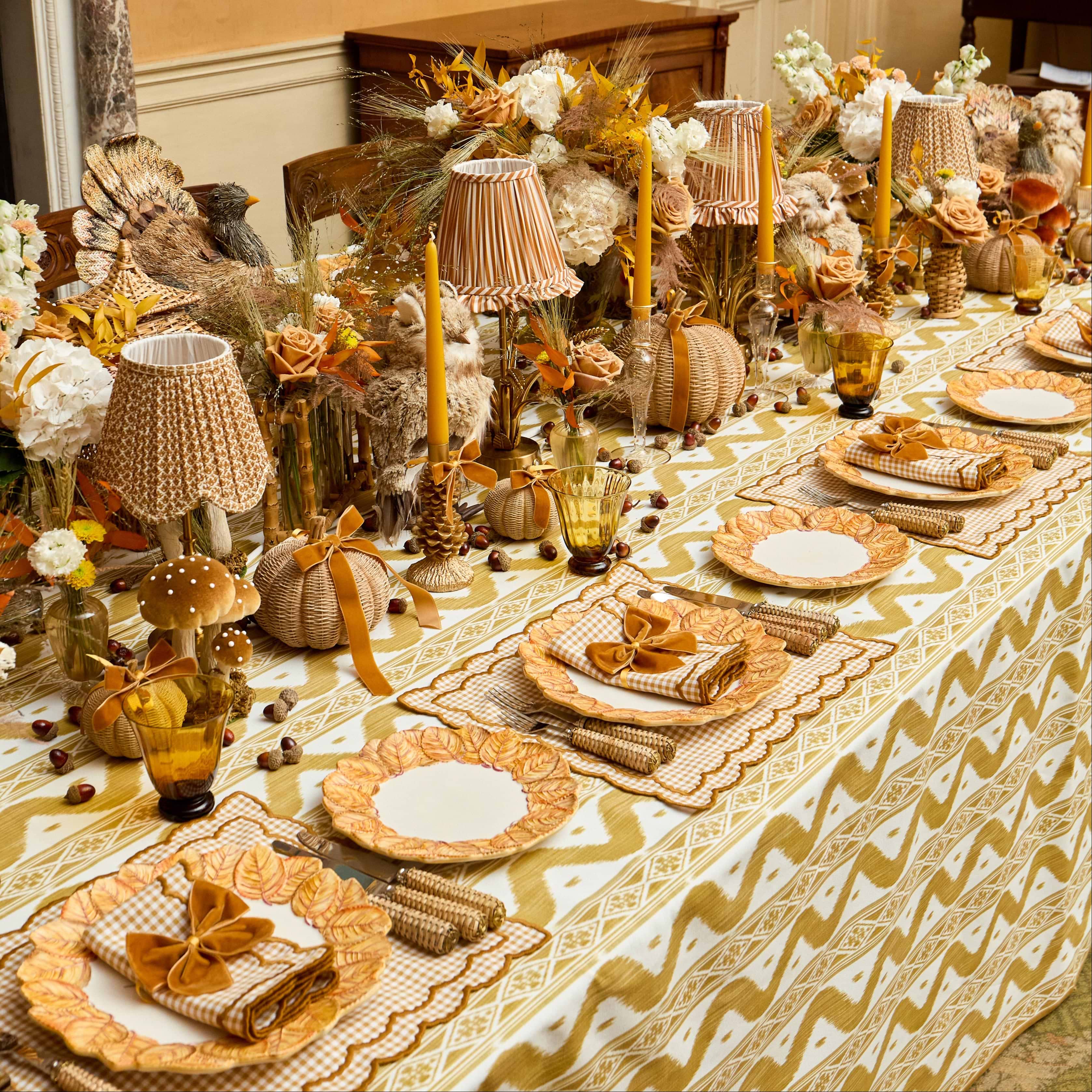 Small Basketweave Pumpkin (Pair)