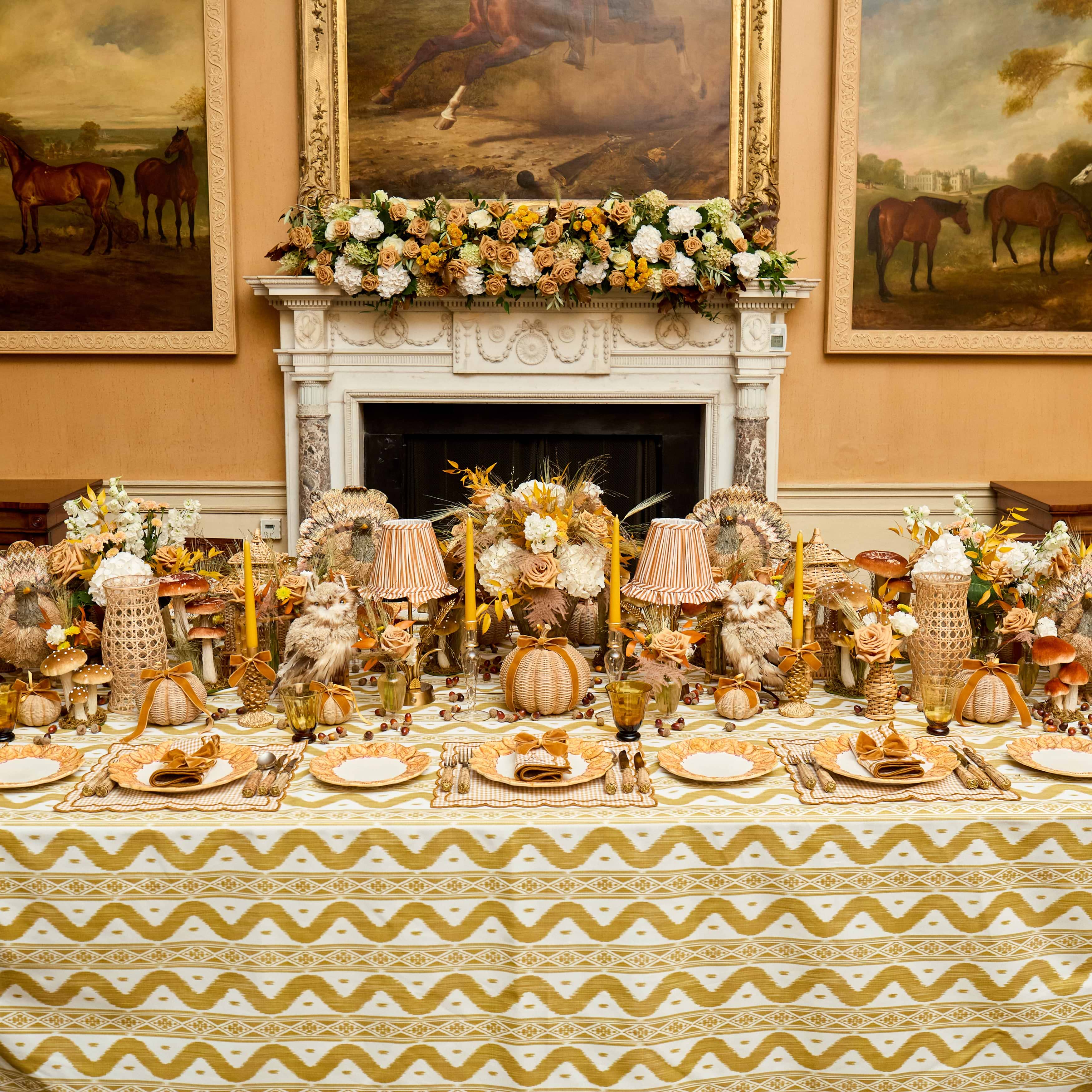 Joy & Dotty Candle Set (Mustard)