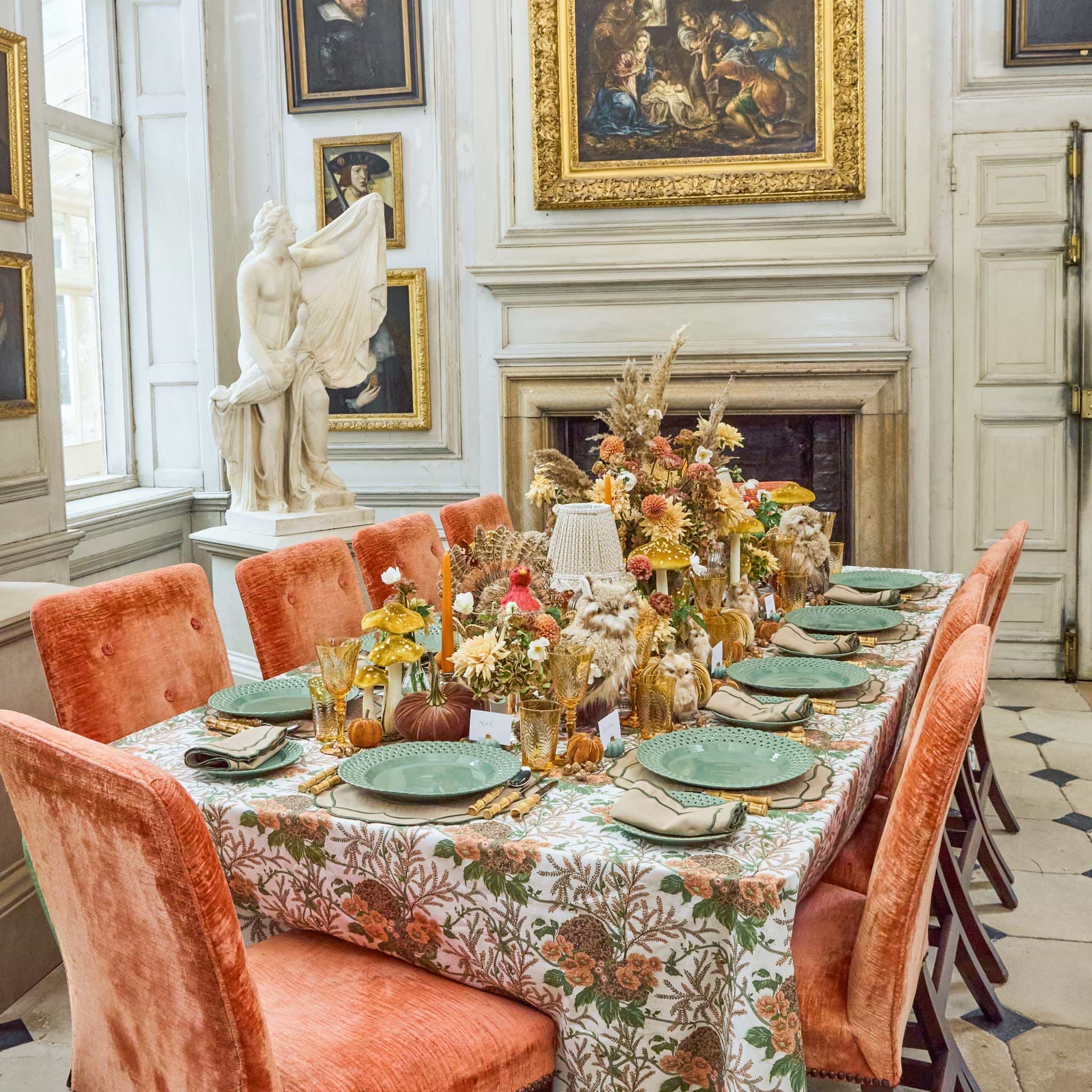 Autumn Lady Isabella's Garden Tablecloth