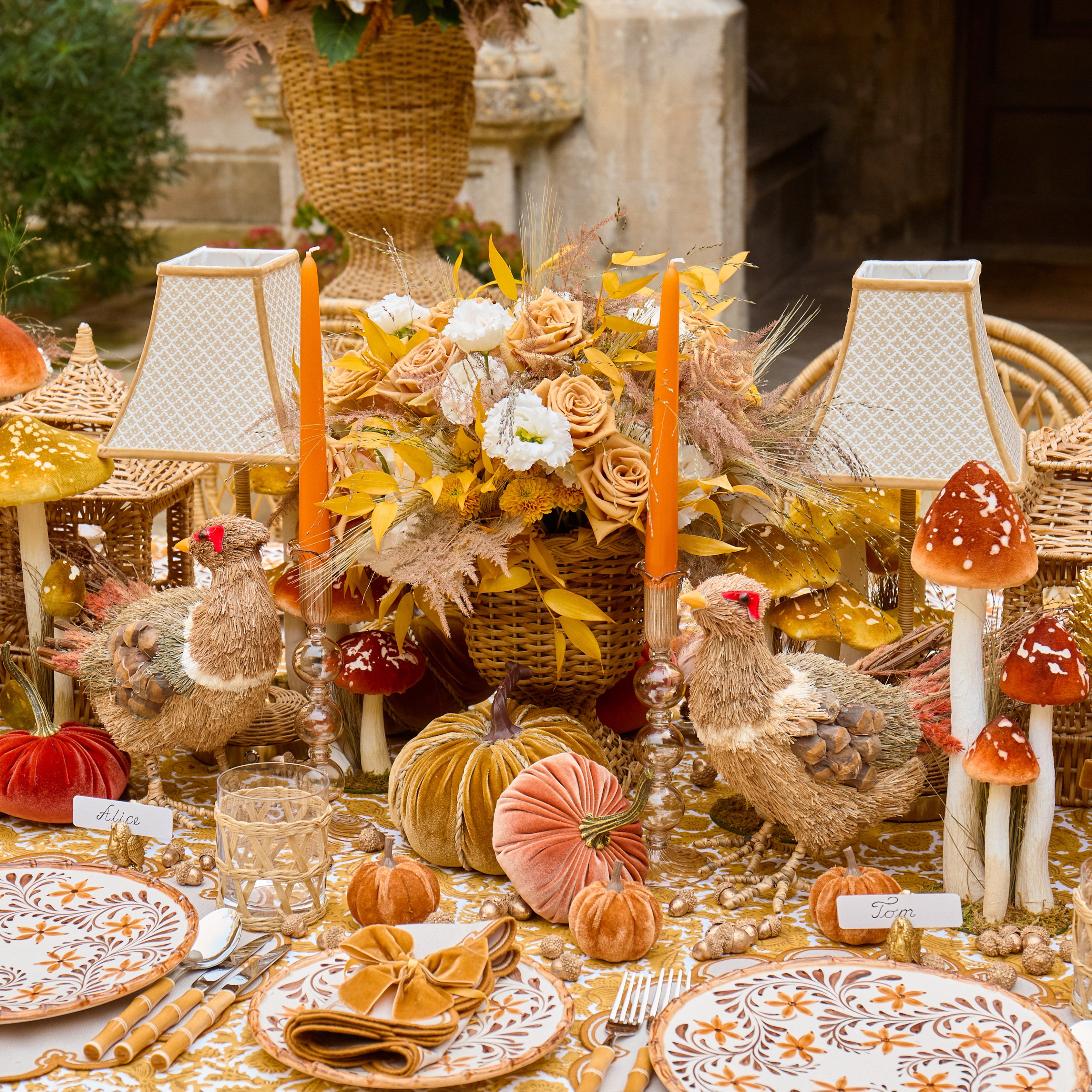 Autumn Harvest Tablescape