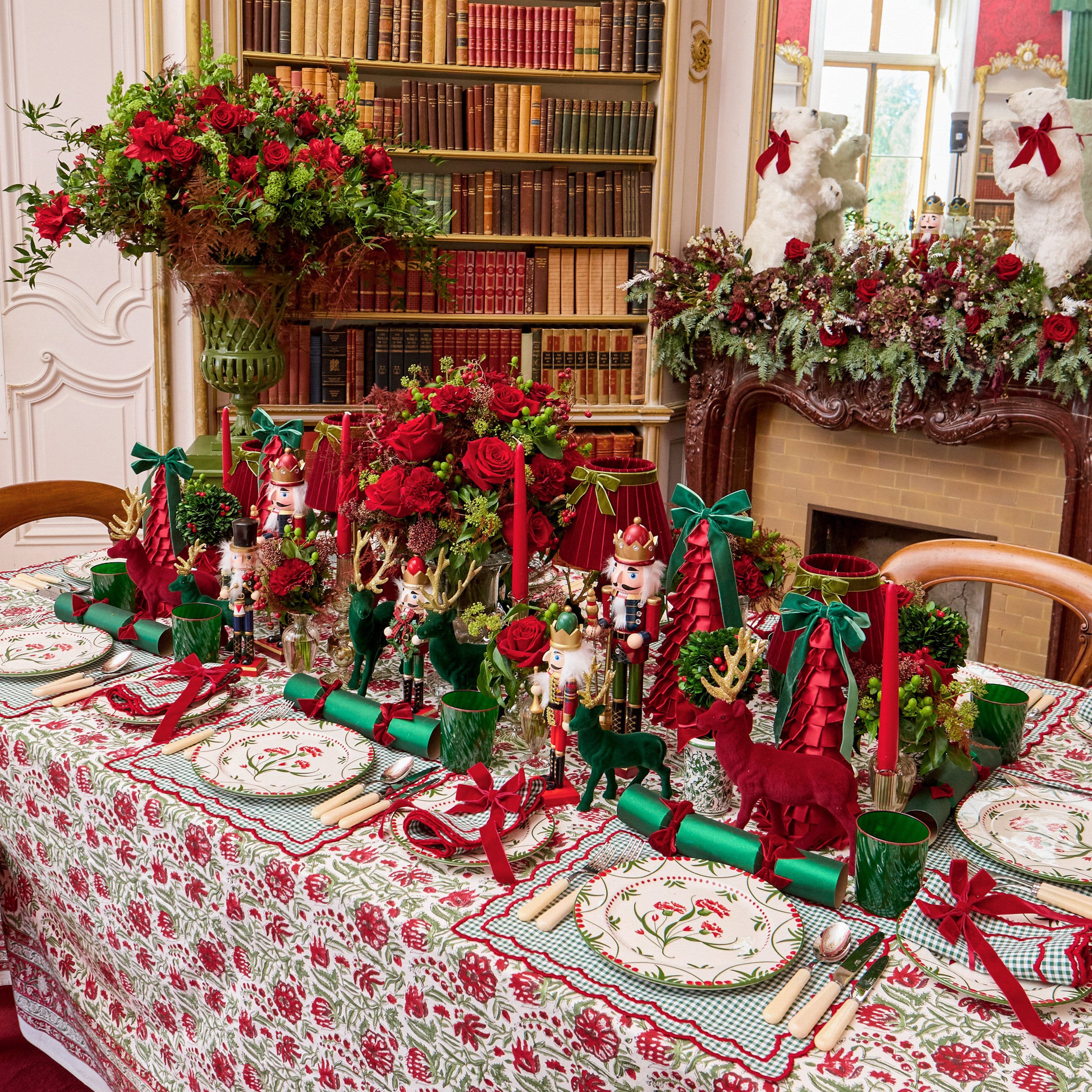 Red & Green Isobel Tablecloth