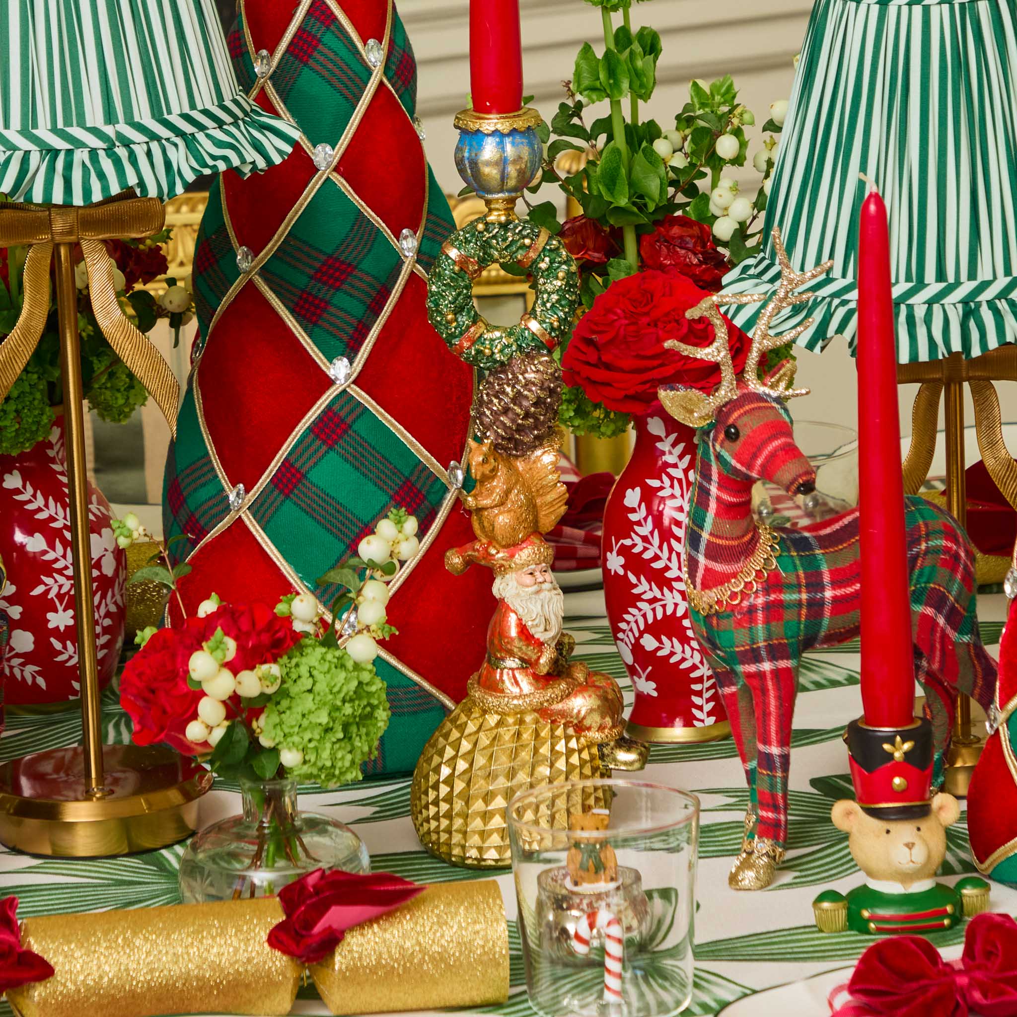 Joyous Festive Candle Holders (Pair)