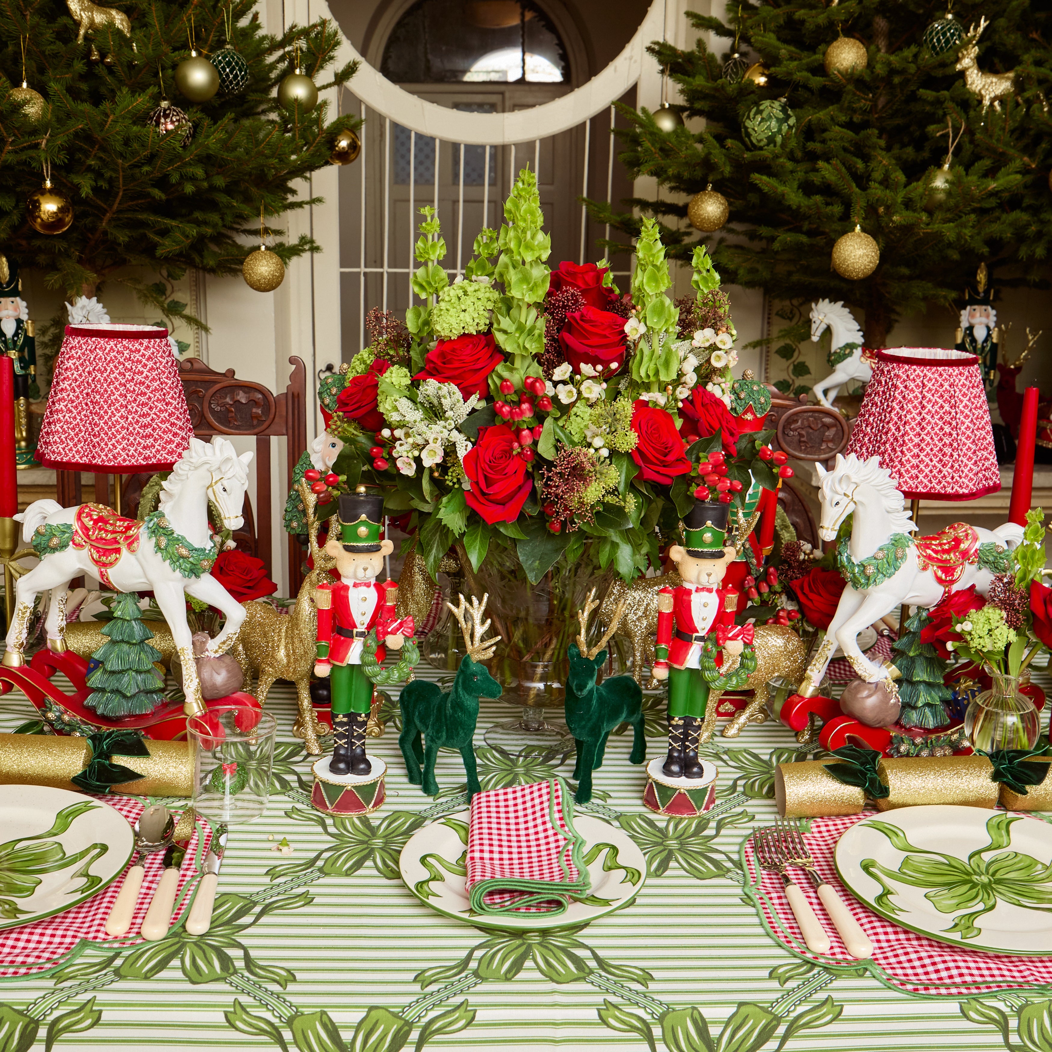 Green Audrey Bow Starter Plate