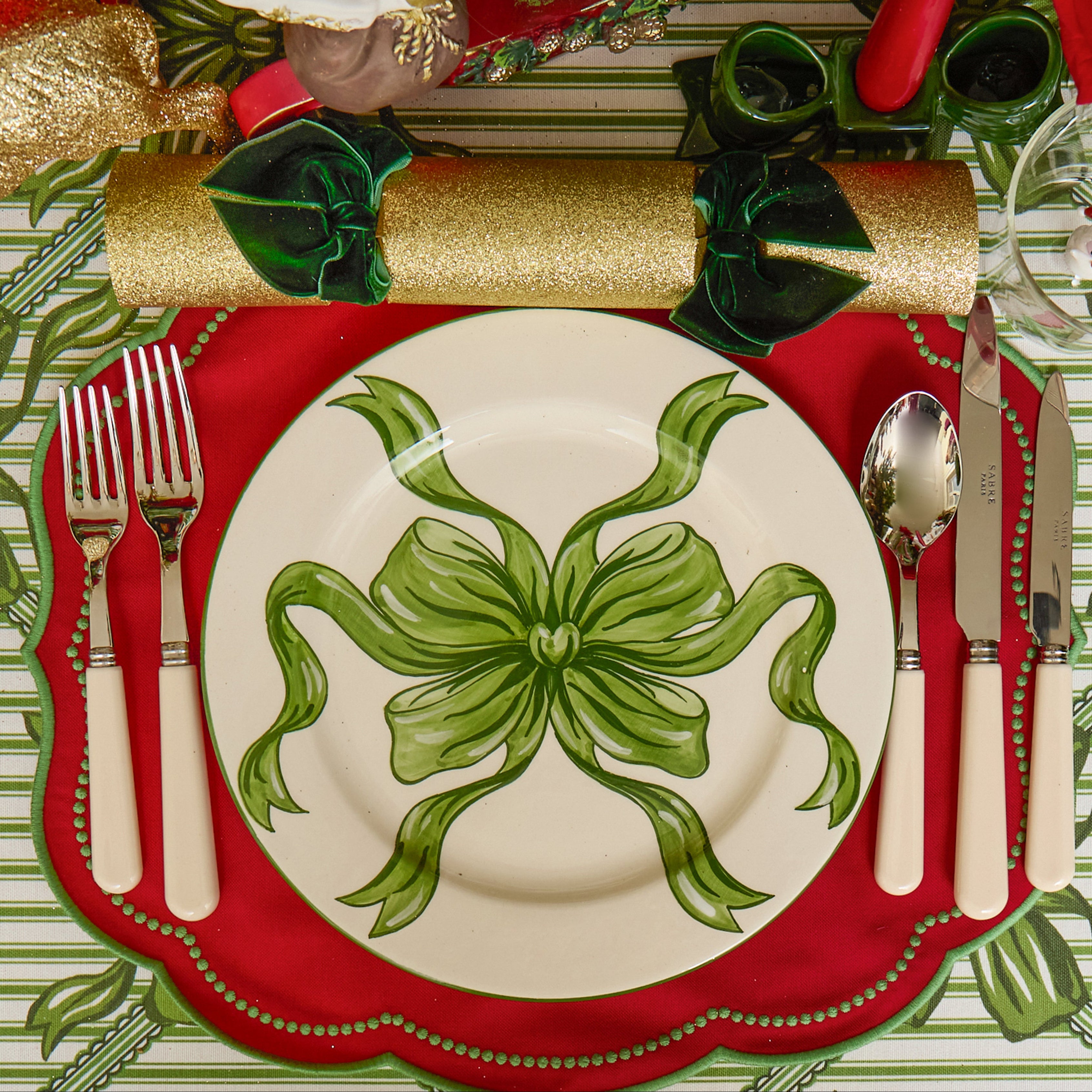 Red & Green Eloise Placemats (Set of 4)