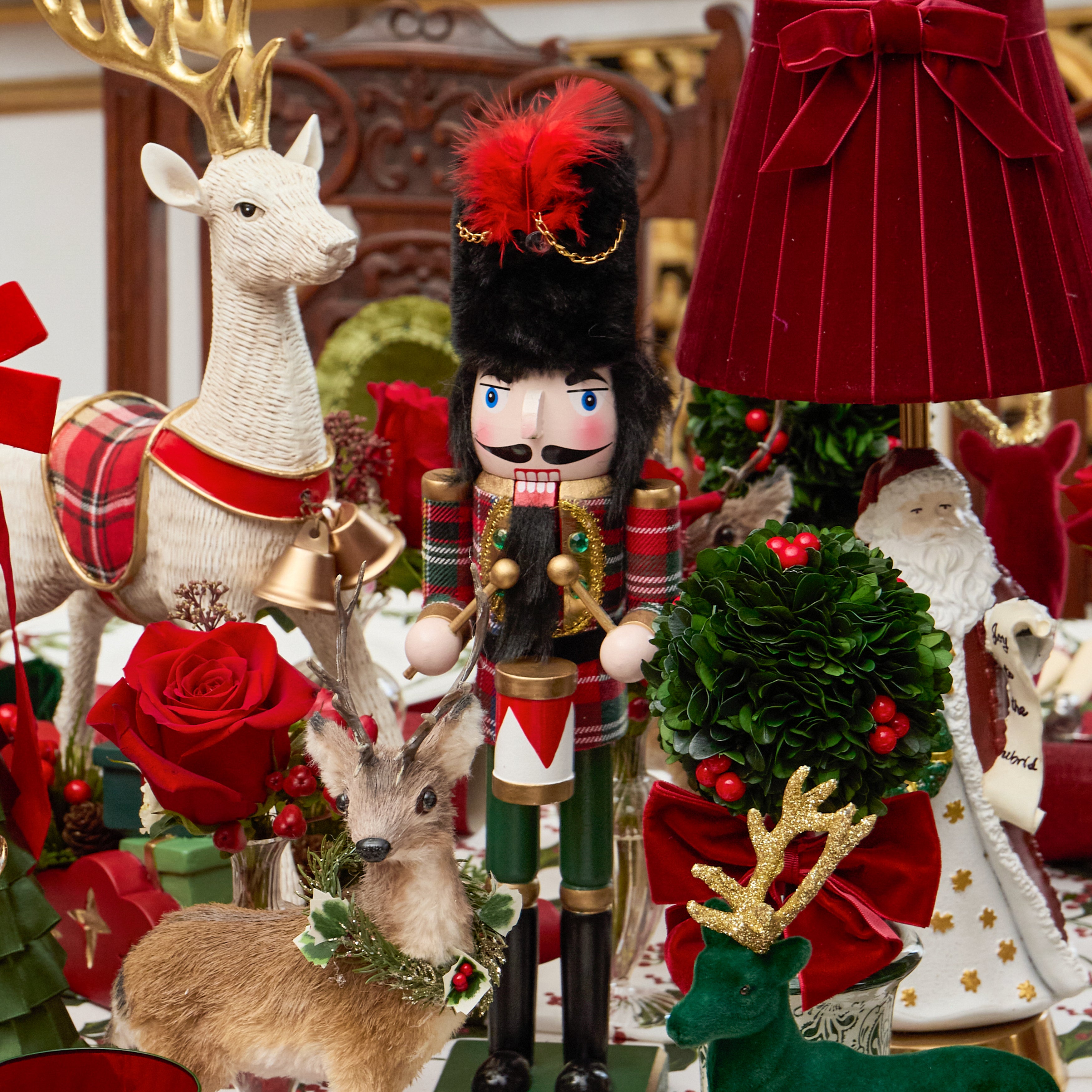 Tartan Nutcracker (Set of 3) - 38cm