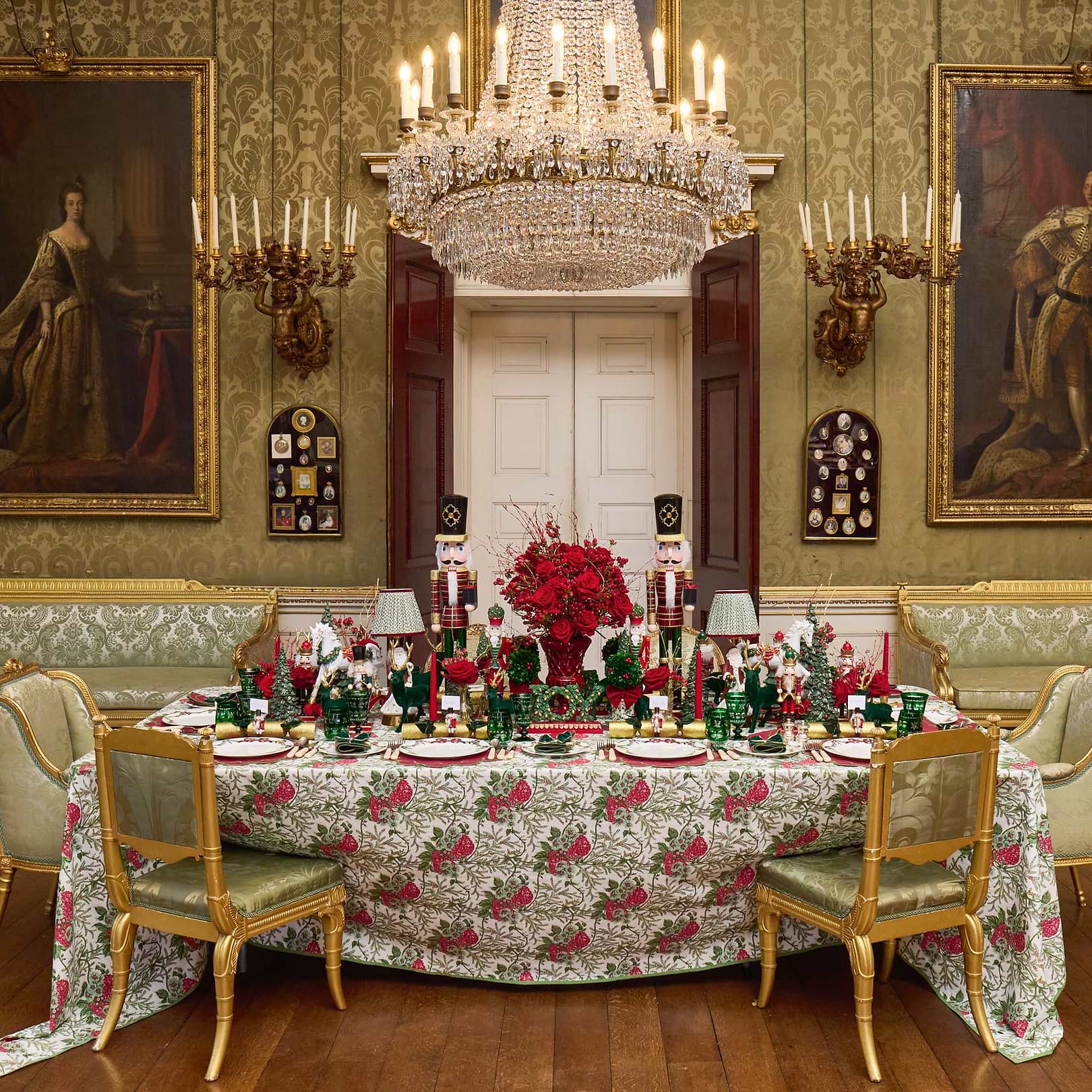 Katherine Berry Red Placemats & Napkins (Set of 4)
