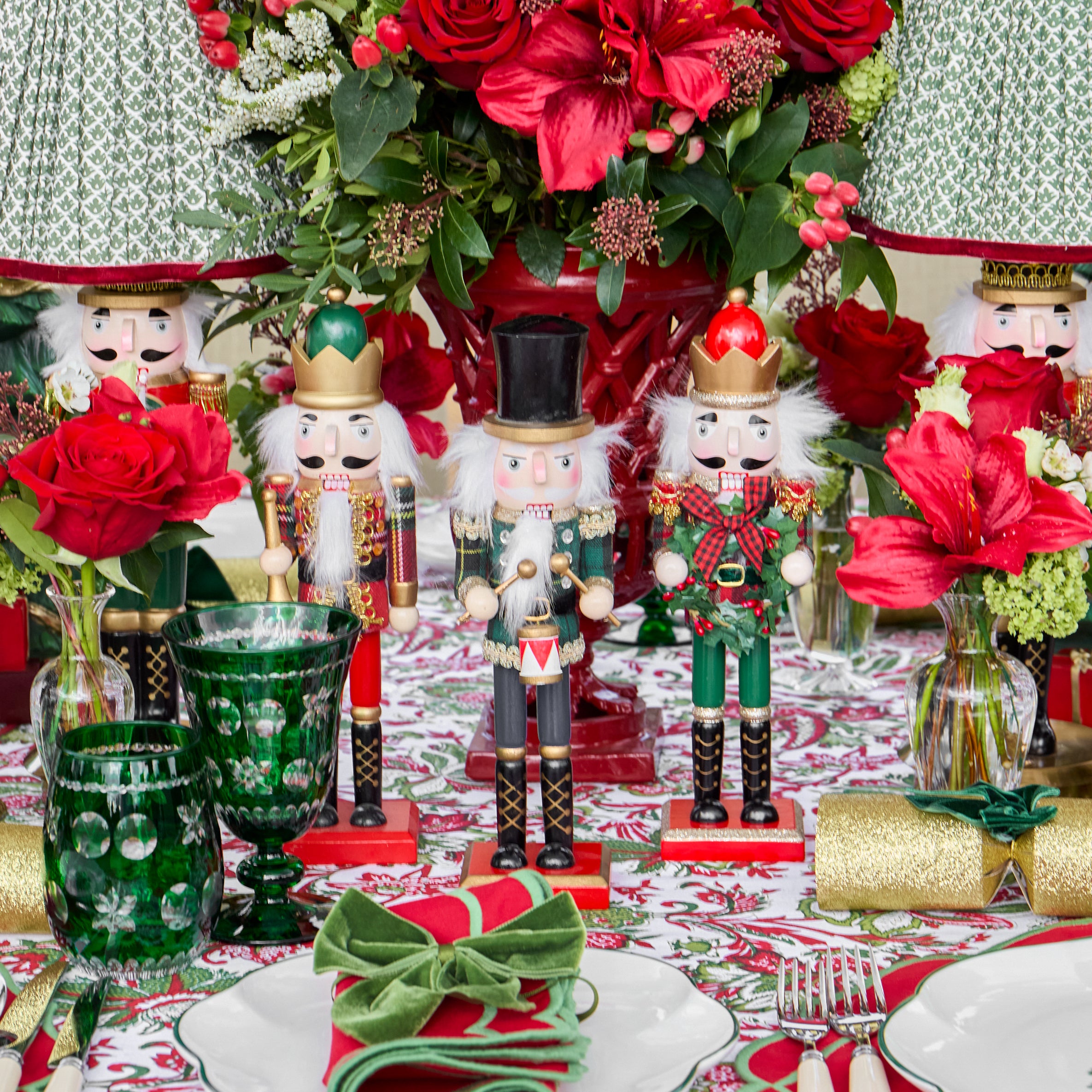 Mixed Tartan Nutcracker Trio