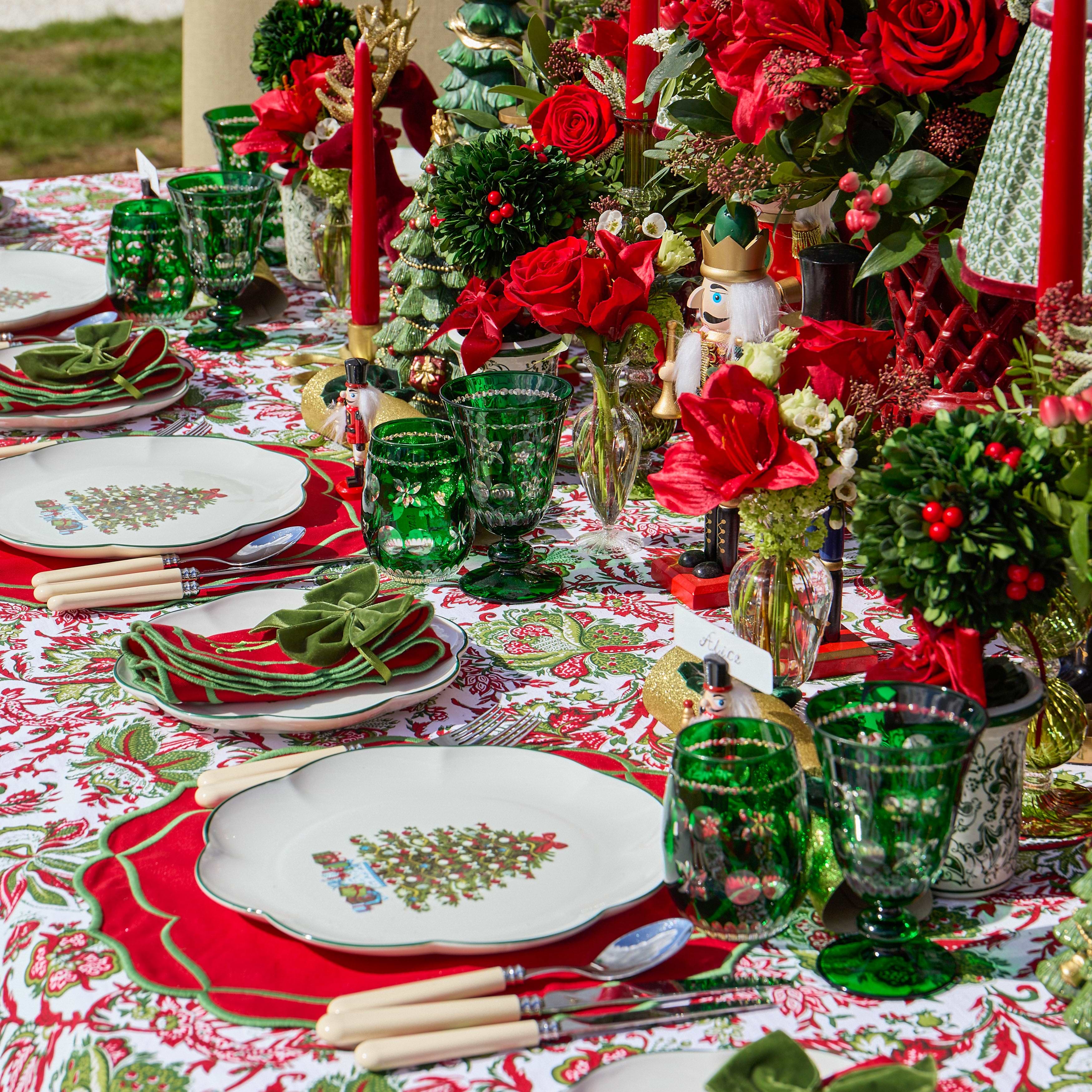 Emerald Anita Engraved Water Glasses (Set of 4)