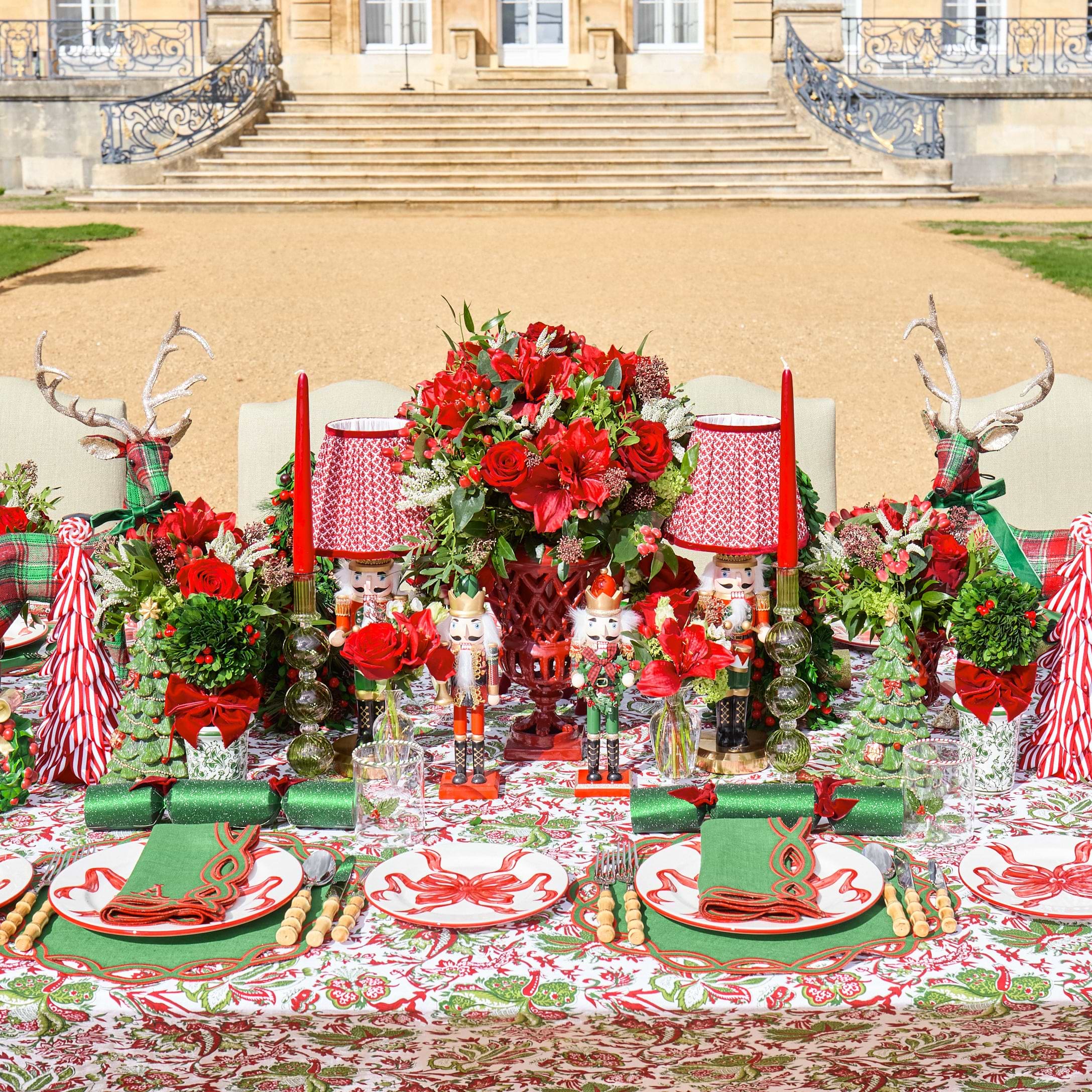 Tartan Standing Reindeer (Pair)
