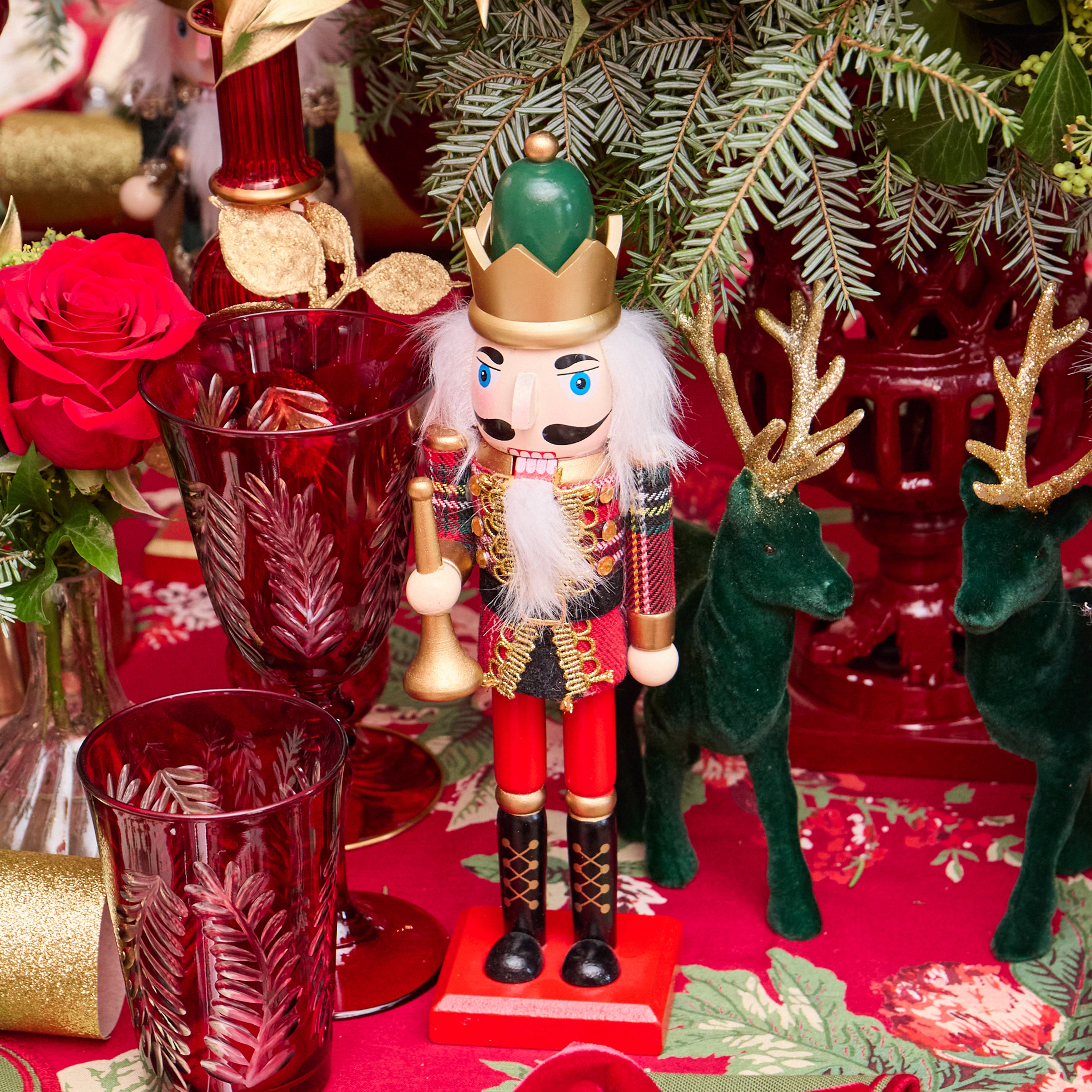 Mixed Tartan Nutcracker Trio