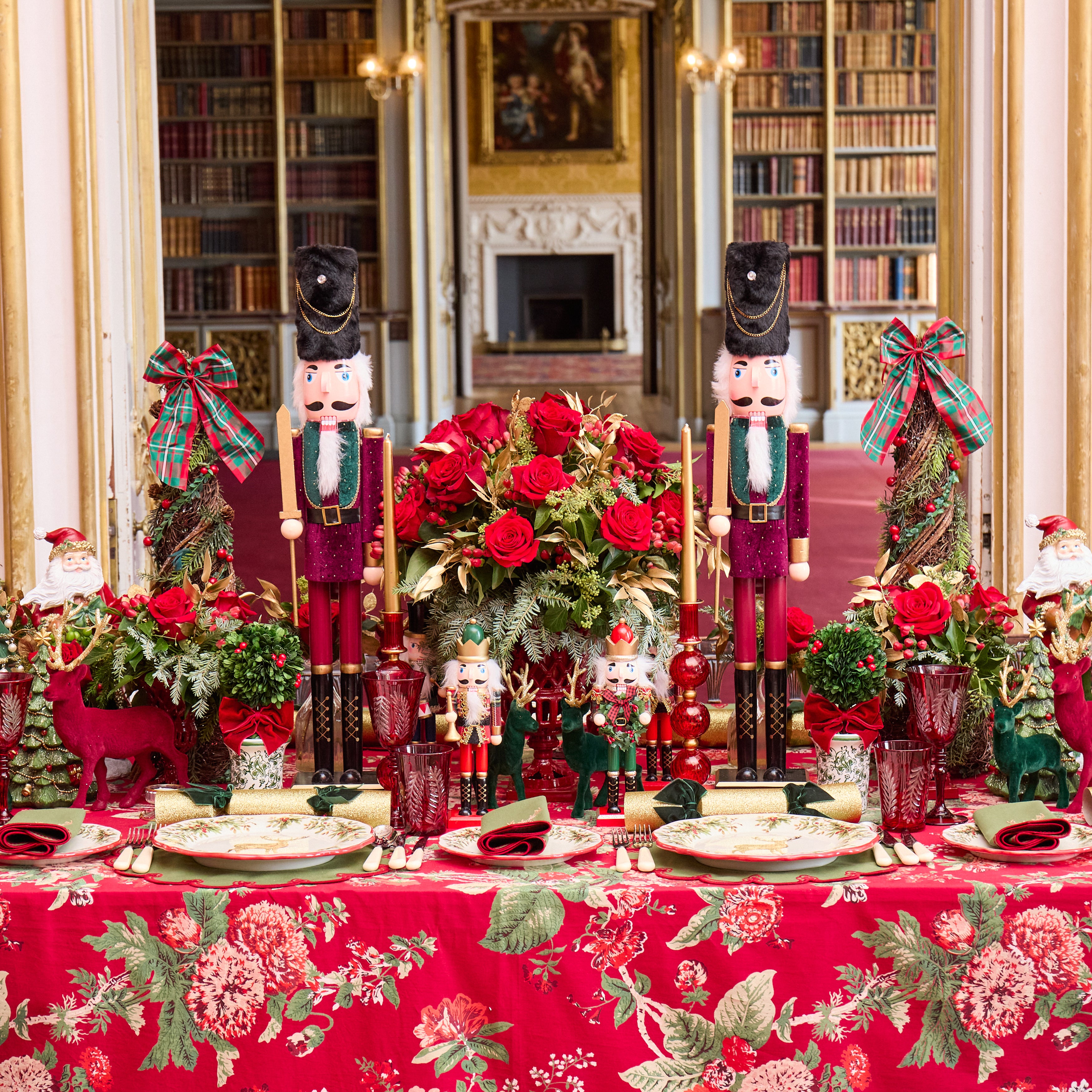 Extra Large Velvet & Gold Nutcracker - 76cm