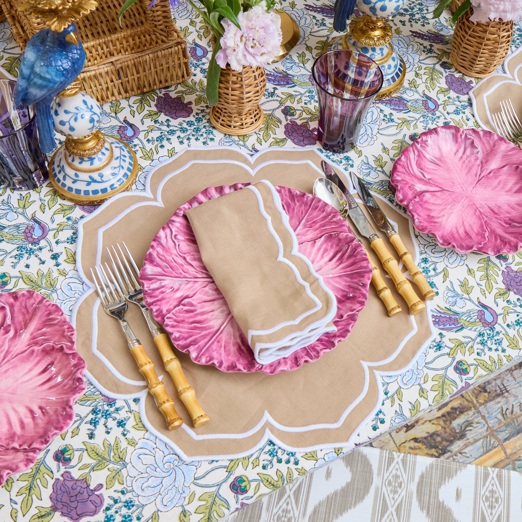Sand Fleur Napkins (Set of 4)