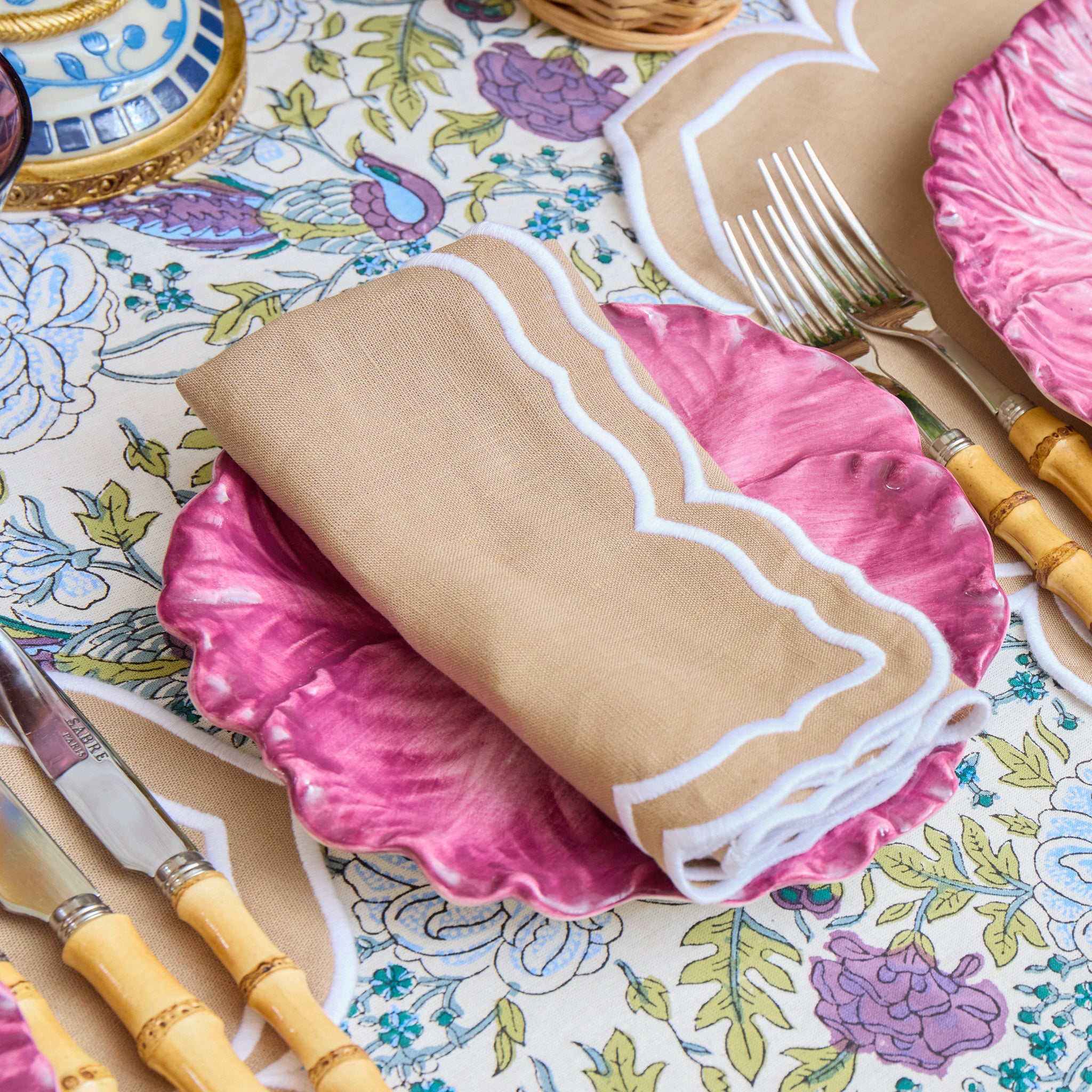 Sand Fleur Napkins (Set of 4)