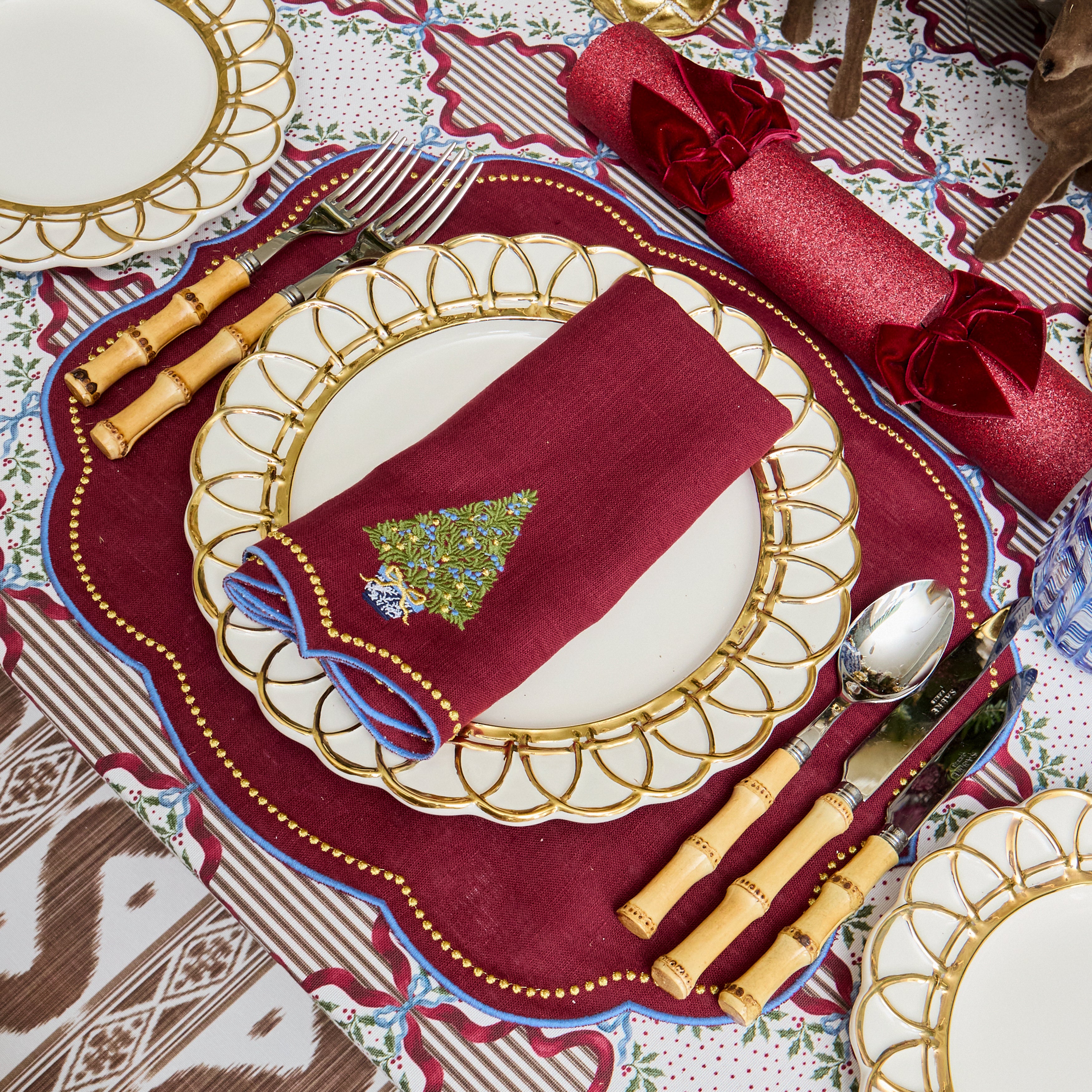 Merlot Eloise Placemats (Set of 4)