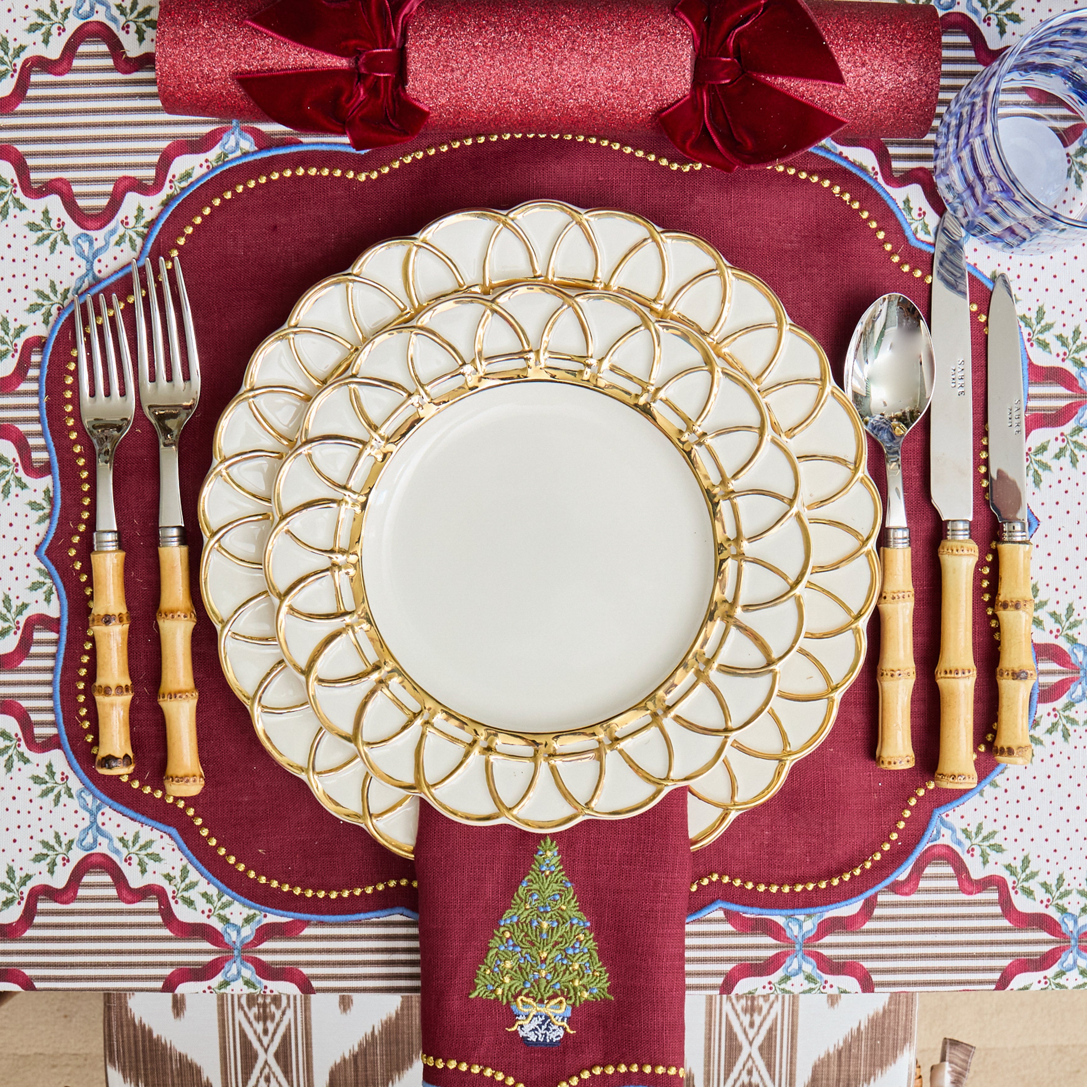 Gold Stella Starter Plate
