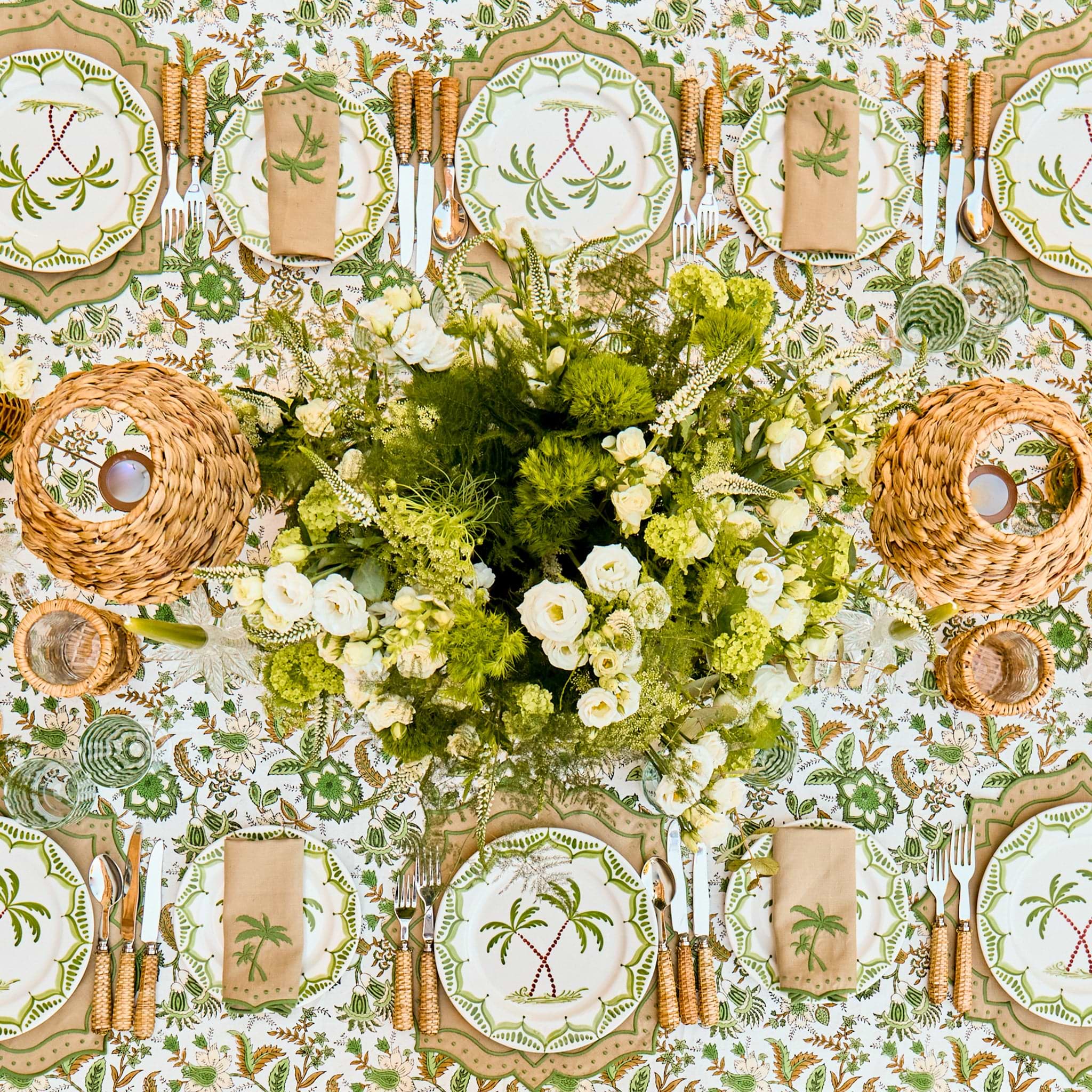 Jardin de Palmier Dinner Plates (Set of 4)