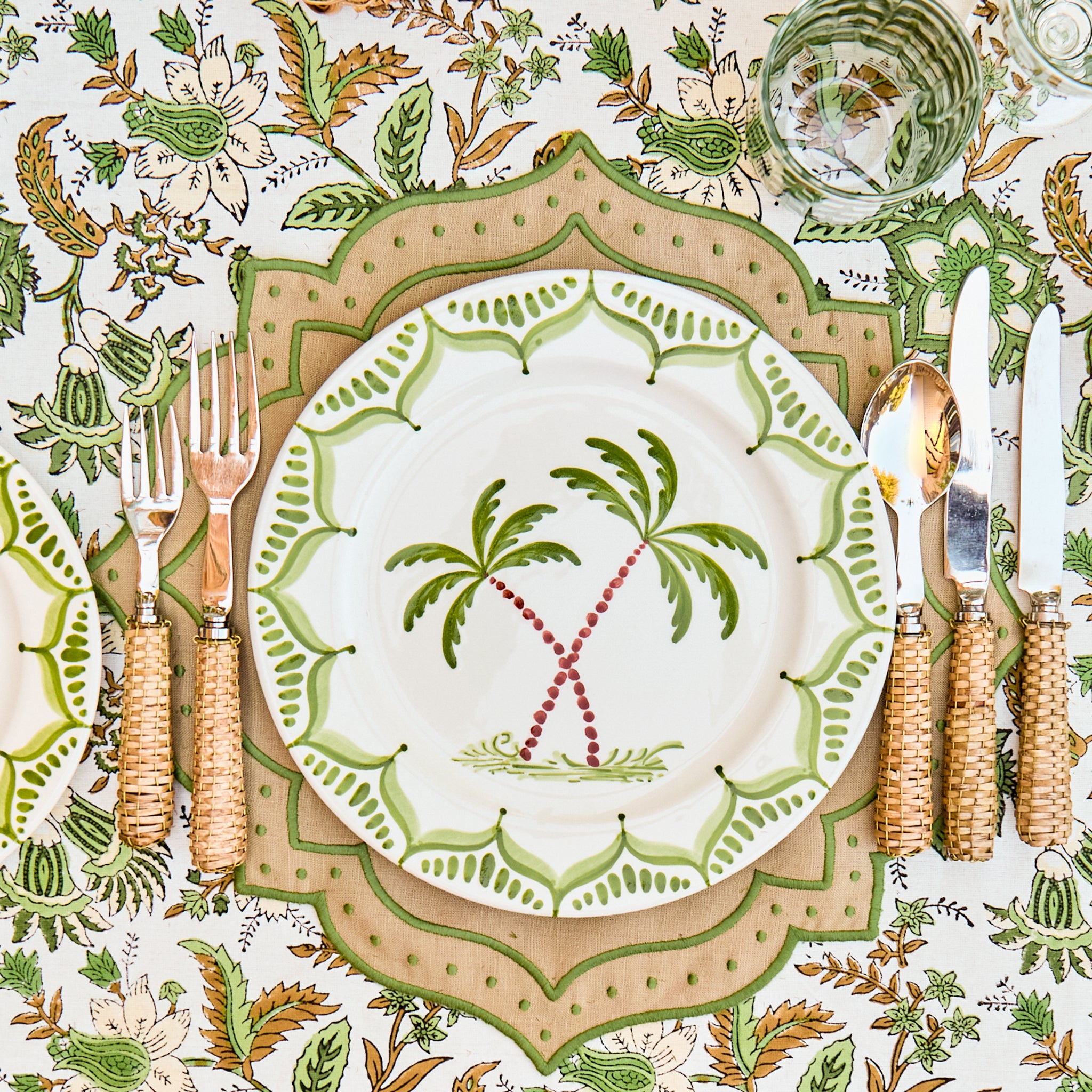 Jardin de Palmier Dinner Plates (Set of 4)