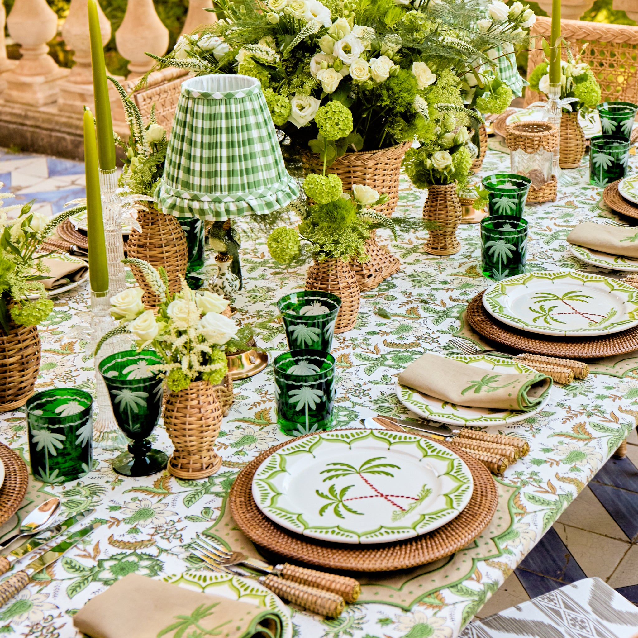 Jardin de Palmier Dinner Plates (Set of 4)