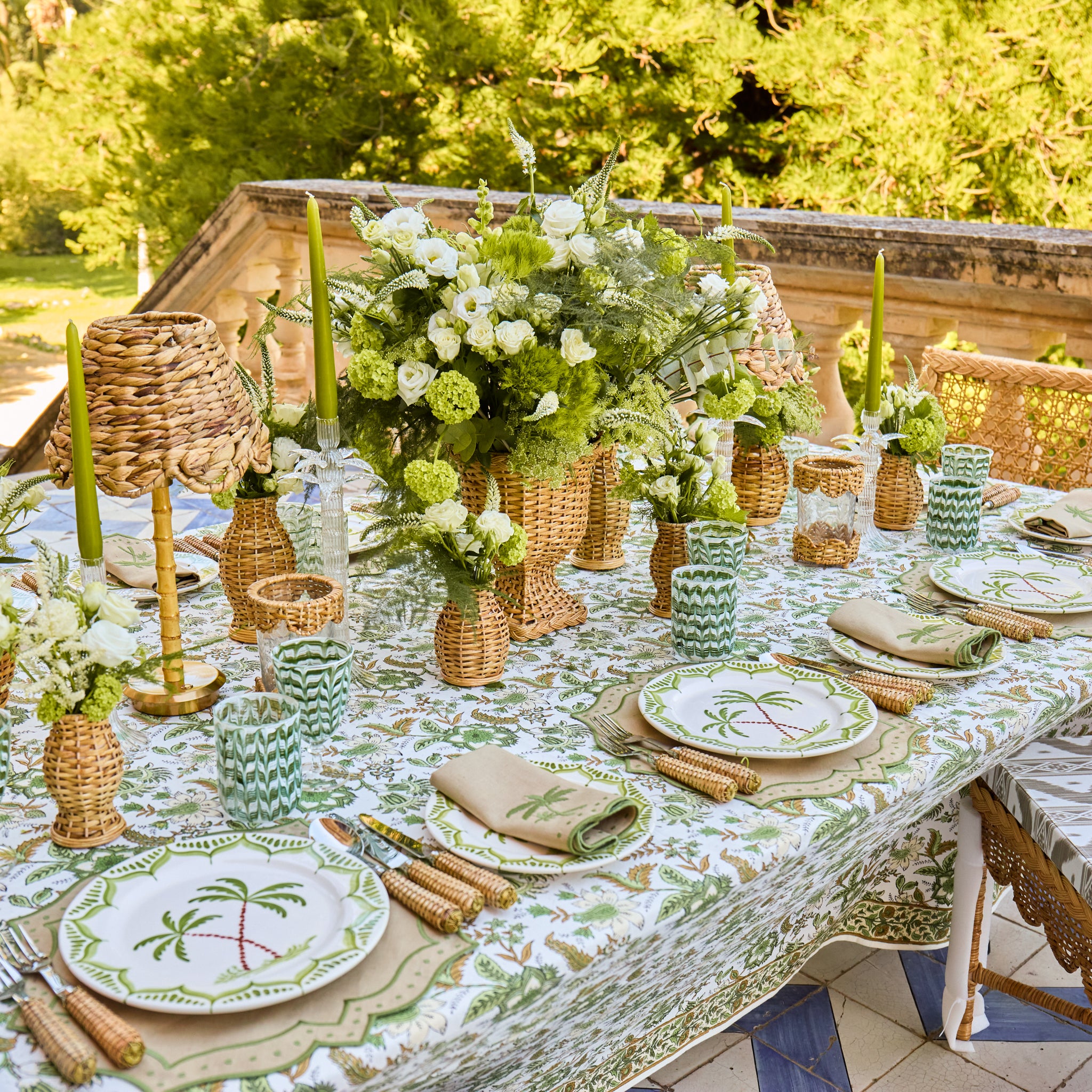 Sand & Green Celestria Placemats (Set of 4)