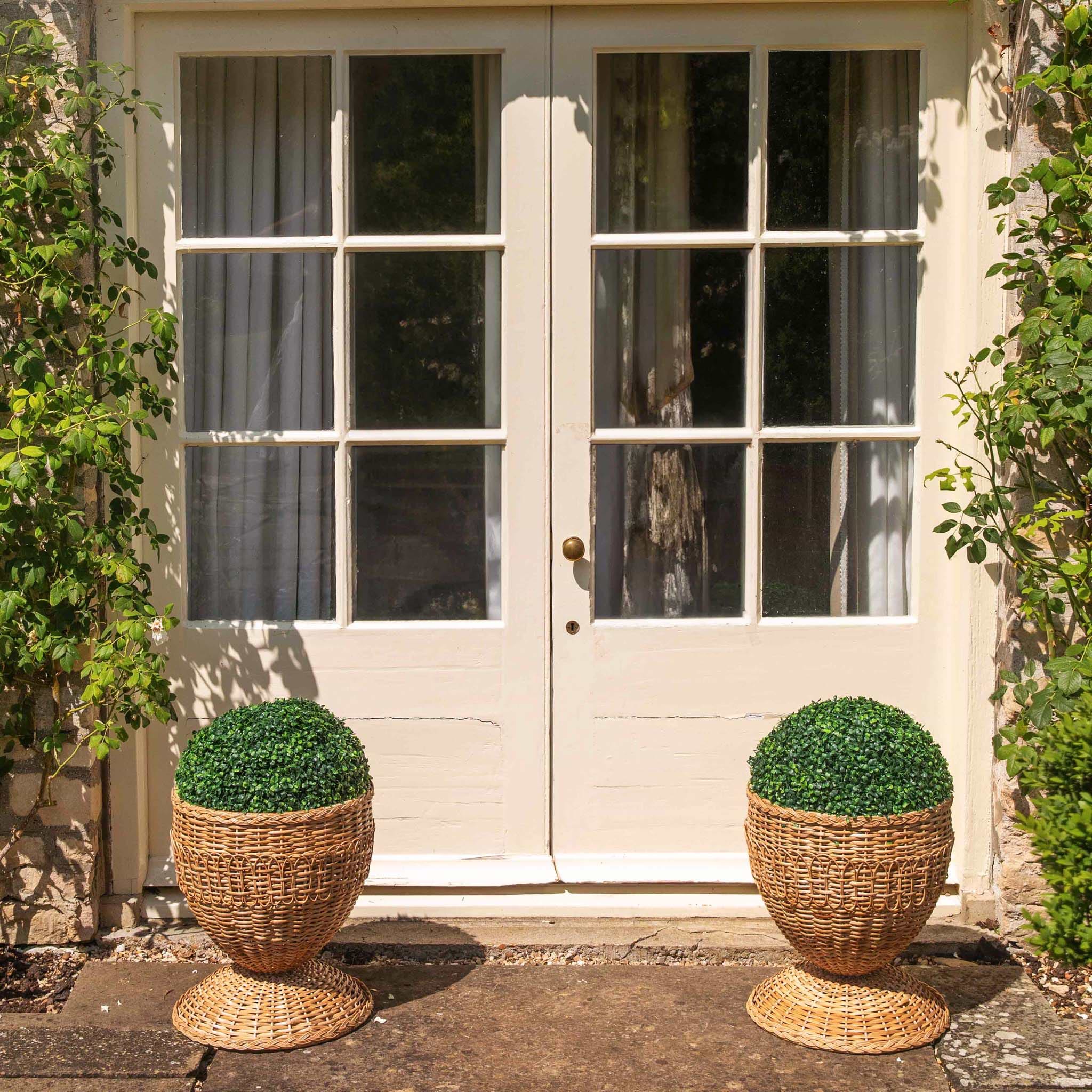 Rattan Braided Planter