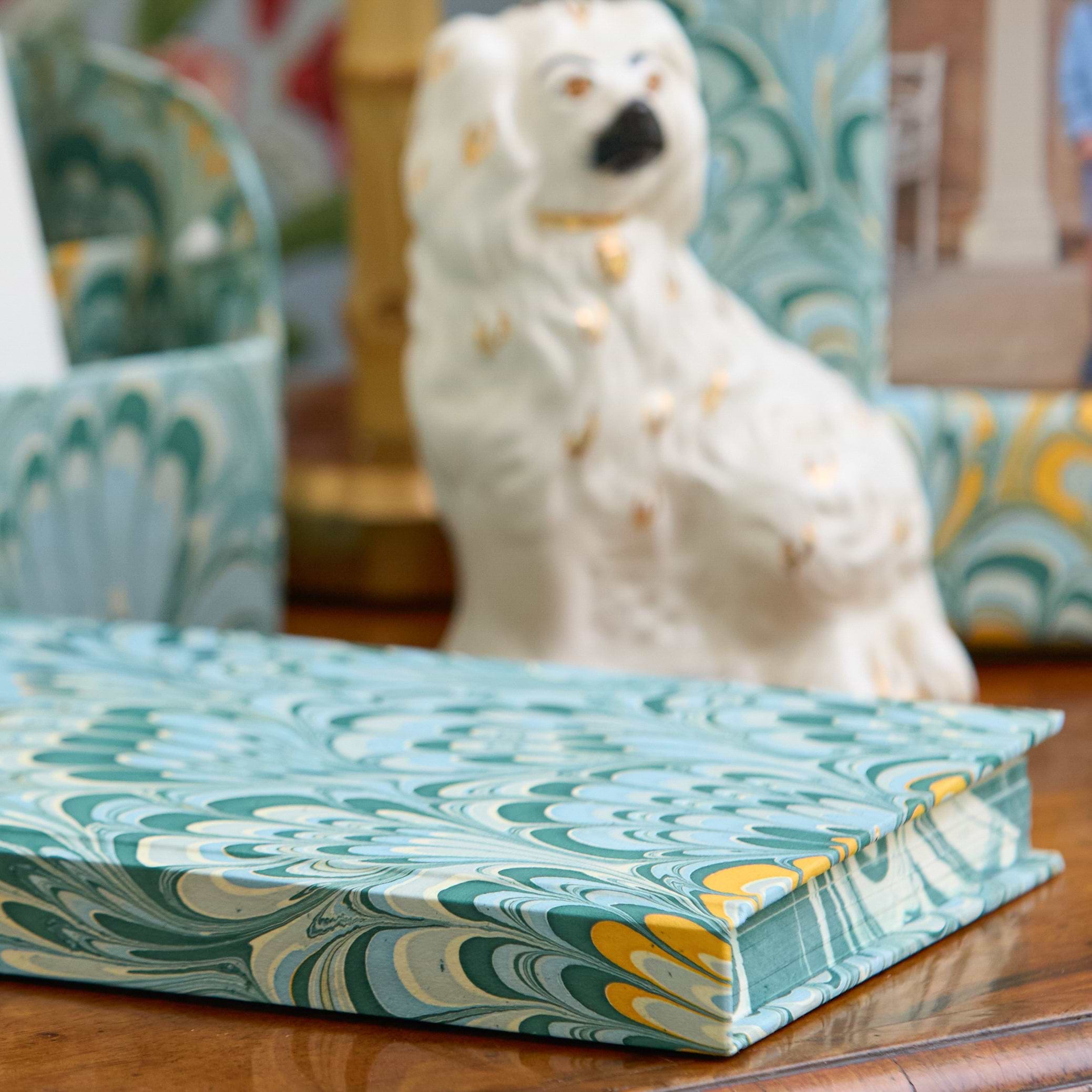 Teal Marble Notebook