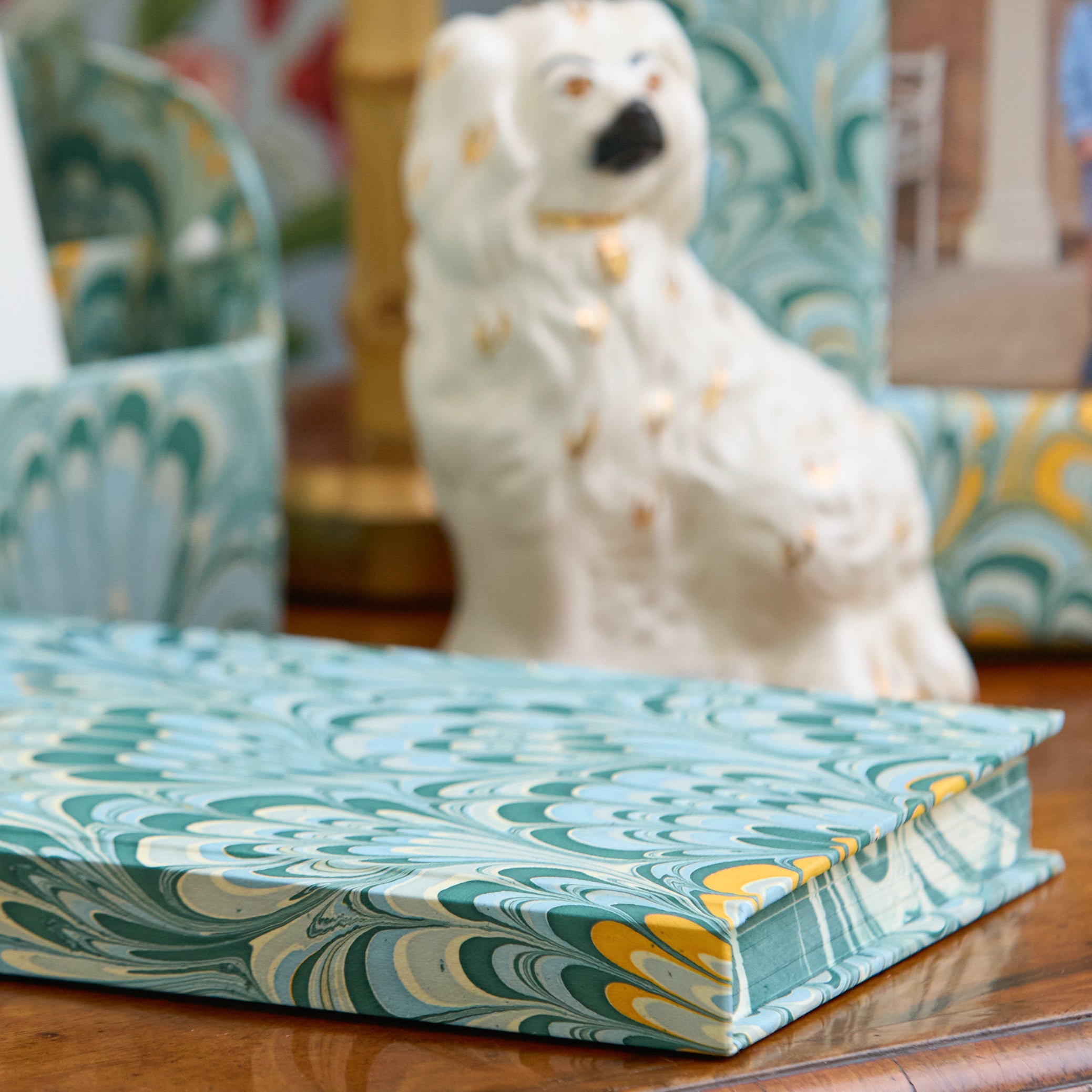 Teal Marble Notebook