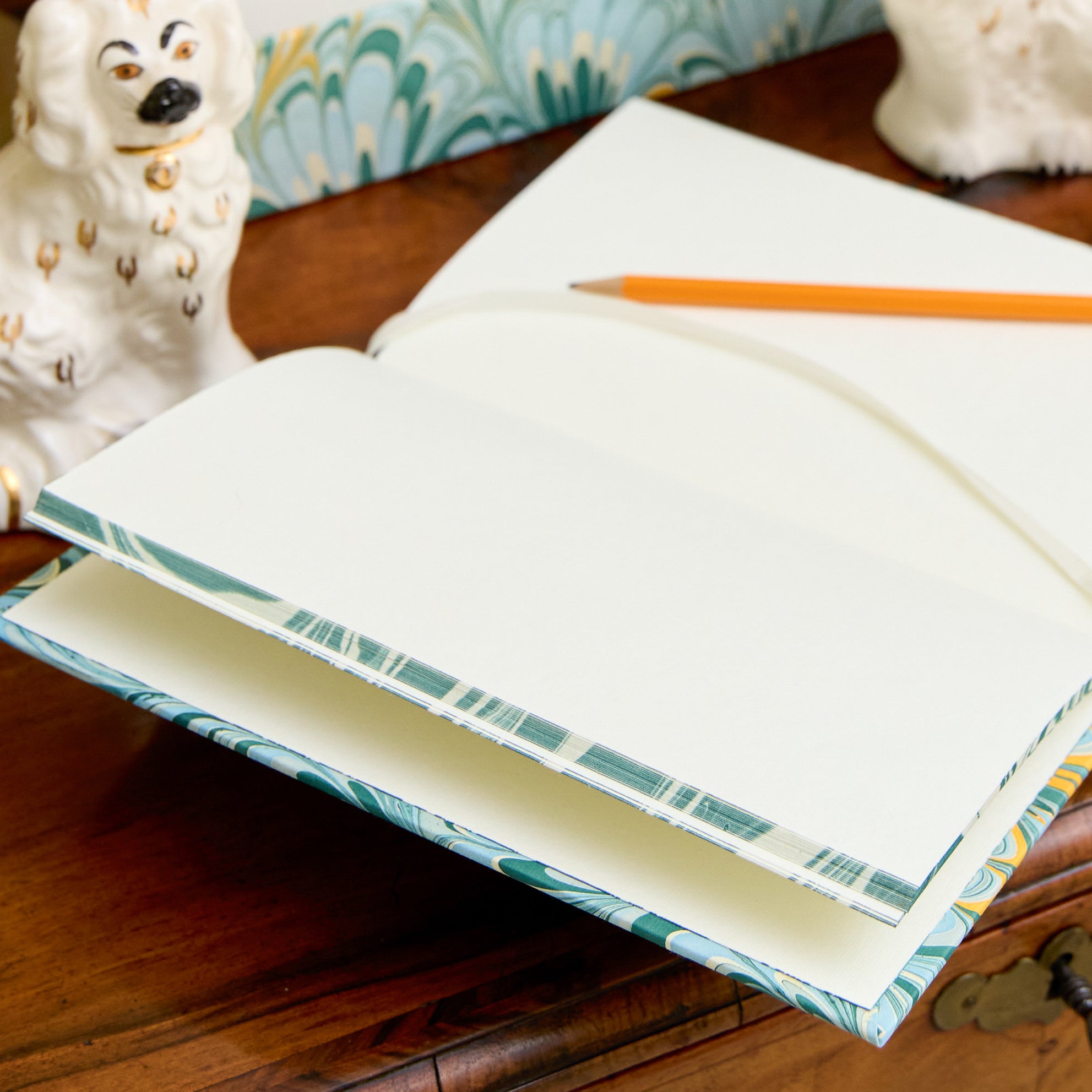 Teal Marble Notebook