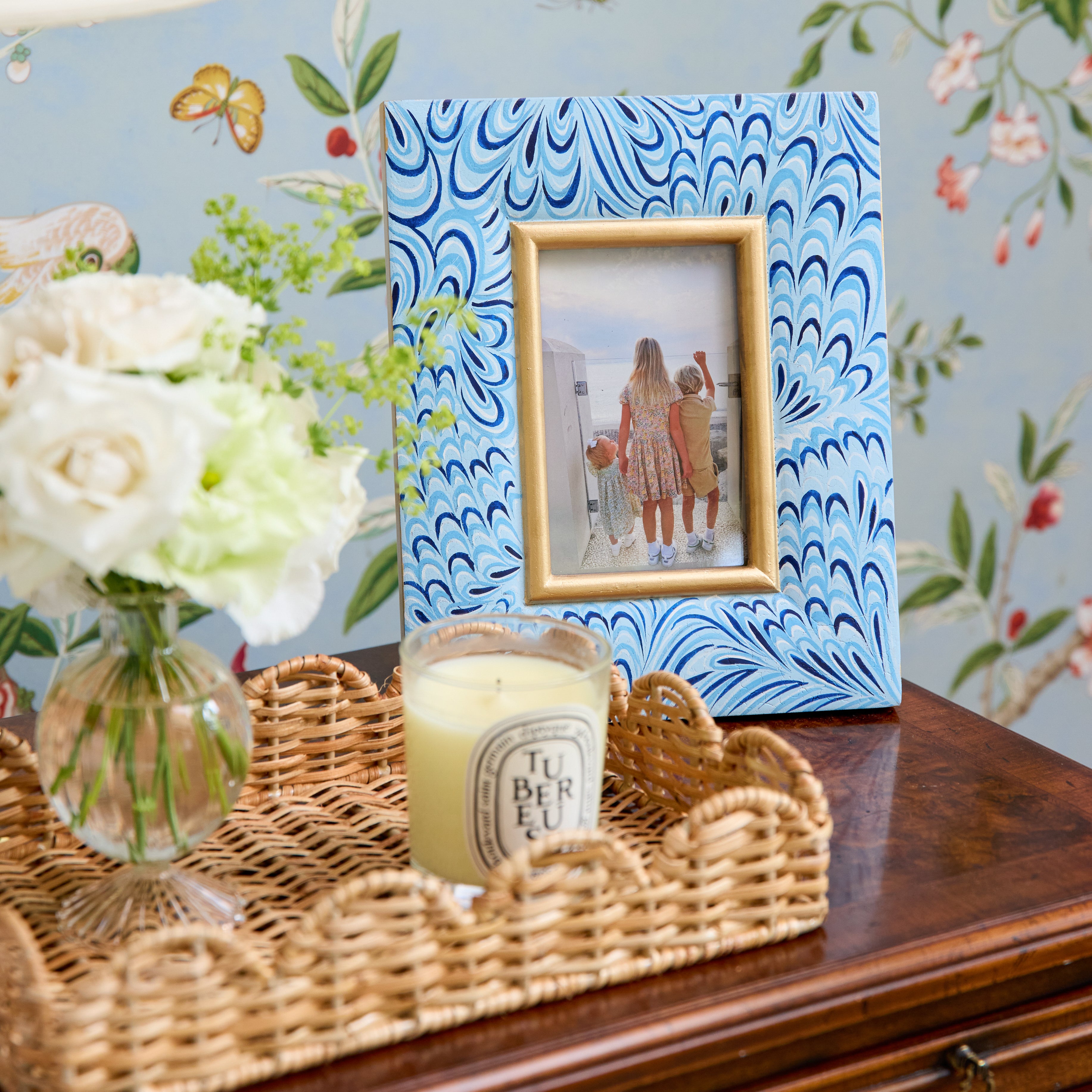 Blue Marble Photo Frame - 4" x 6"