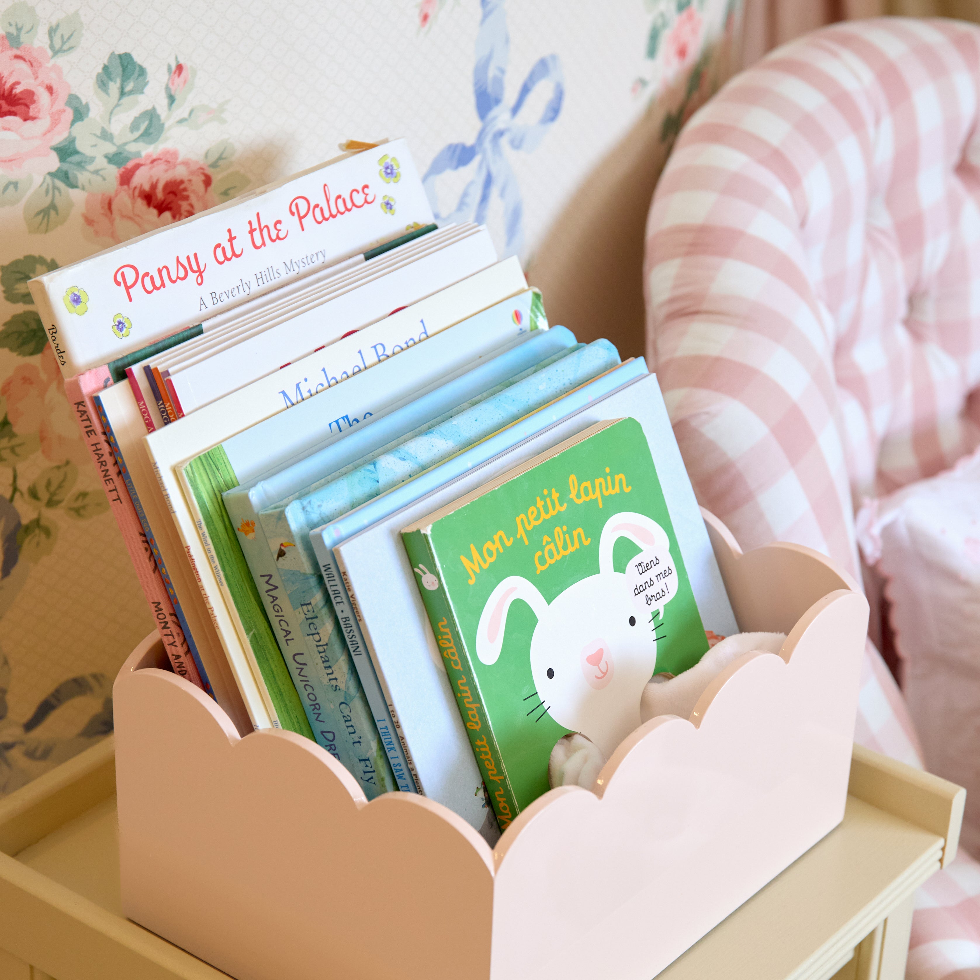 Soft Pink Lacquer Storage Boxes (Set of 2)