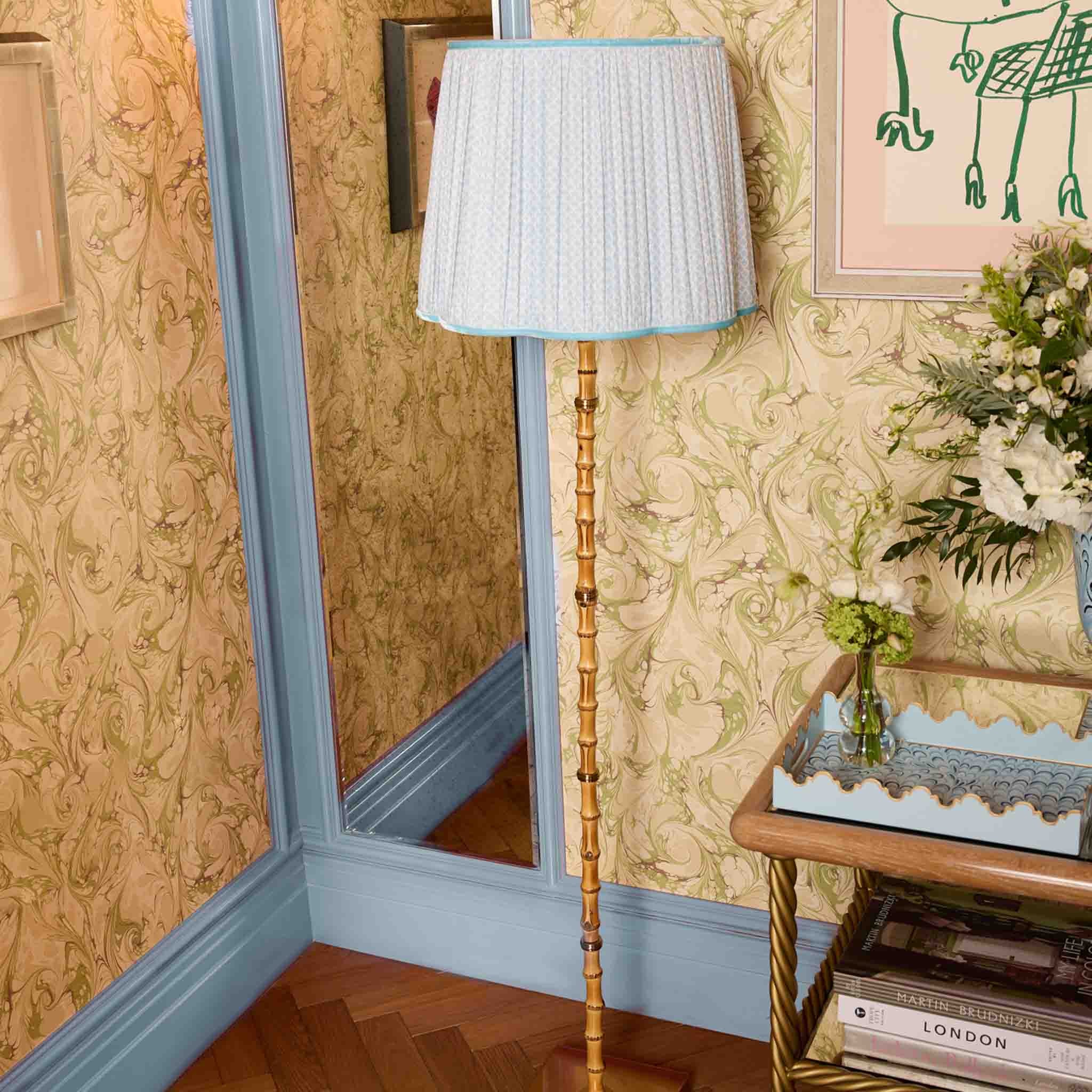 Bamboo Rechargeable Floor Lamp