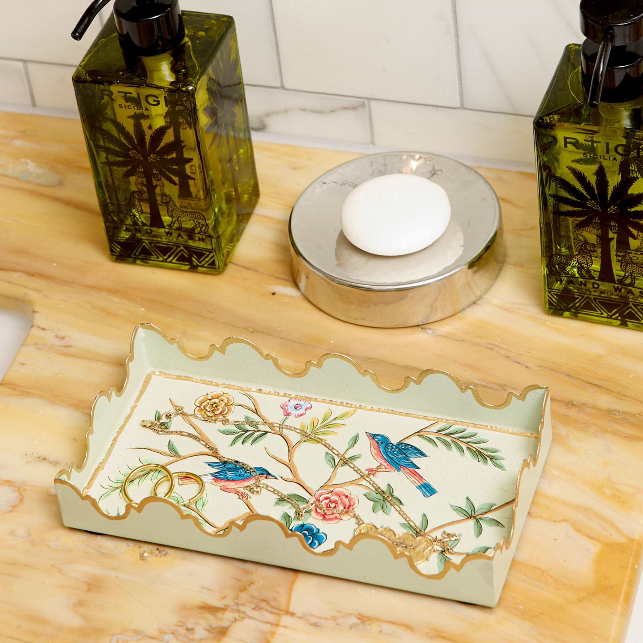 Chinoiserie Tole Trinket Tray