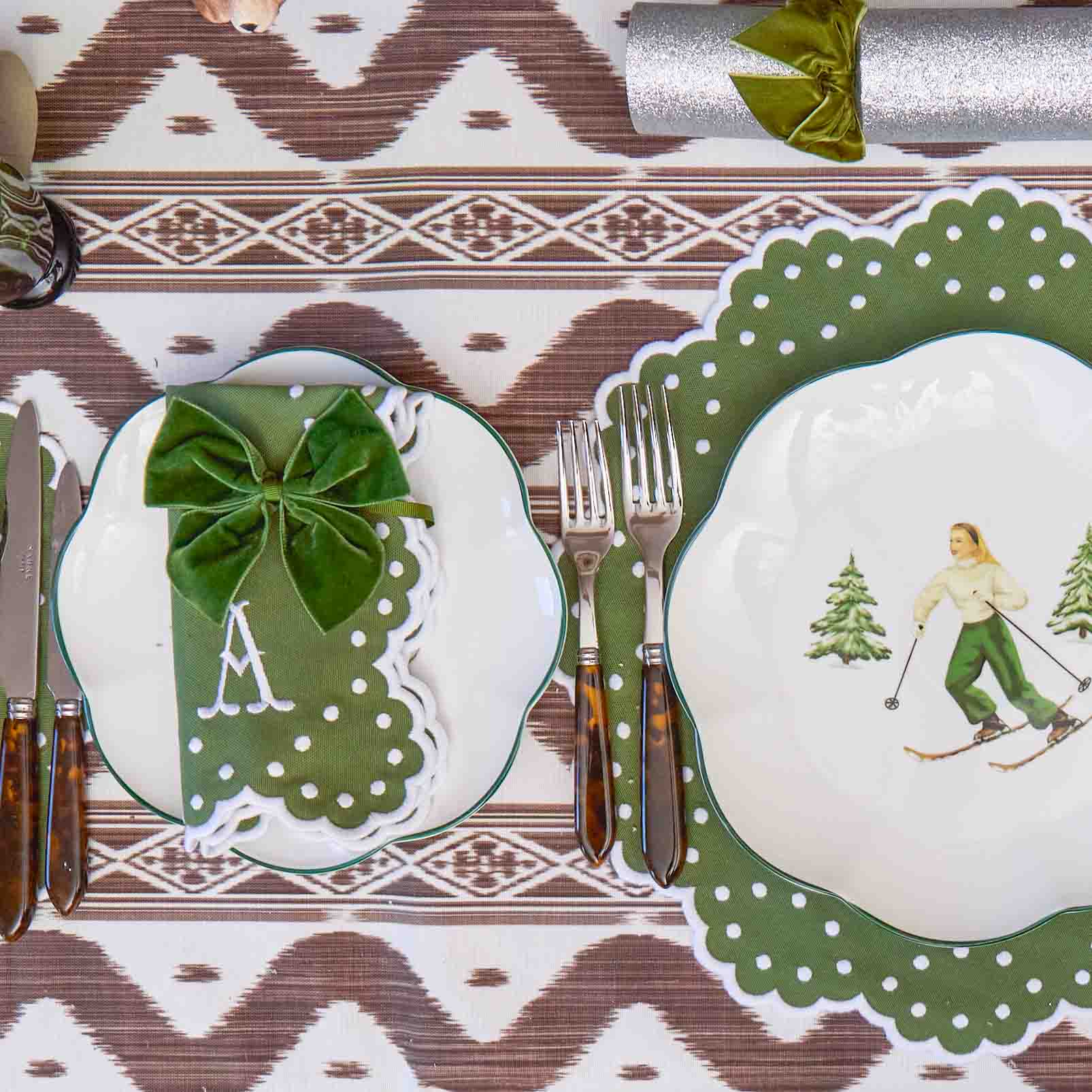 Green Esmerelda Placemats (Set of 4)