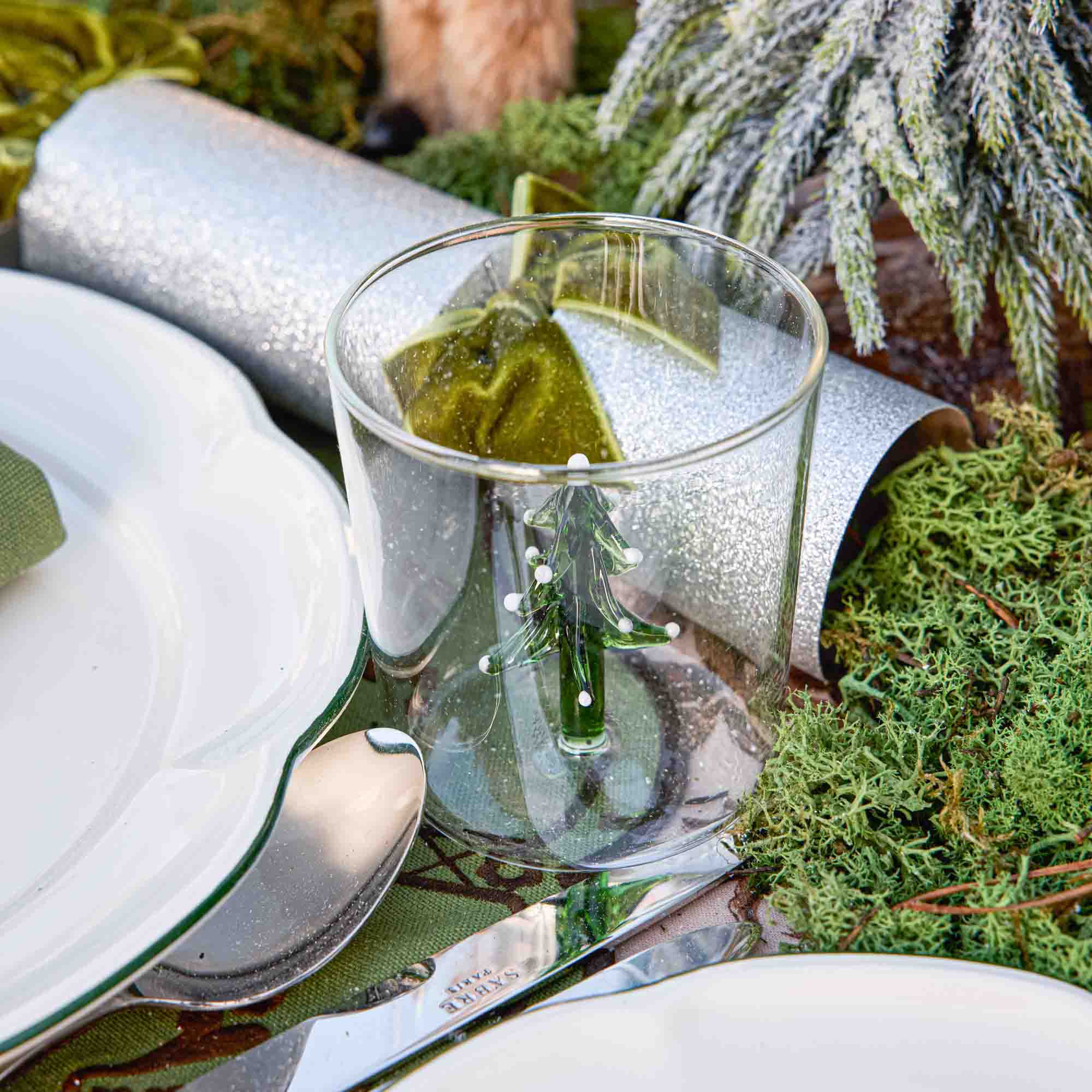 Christmas Tree Jug and Glasses (Set of 4)