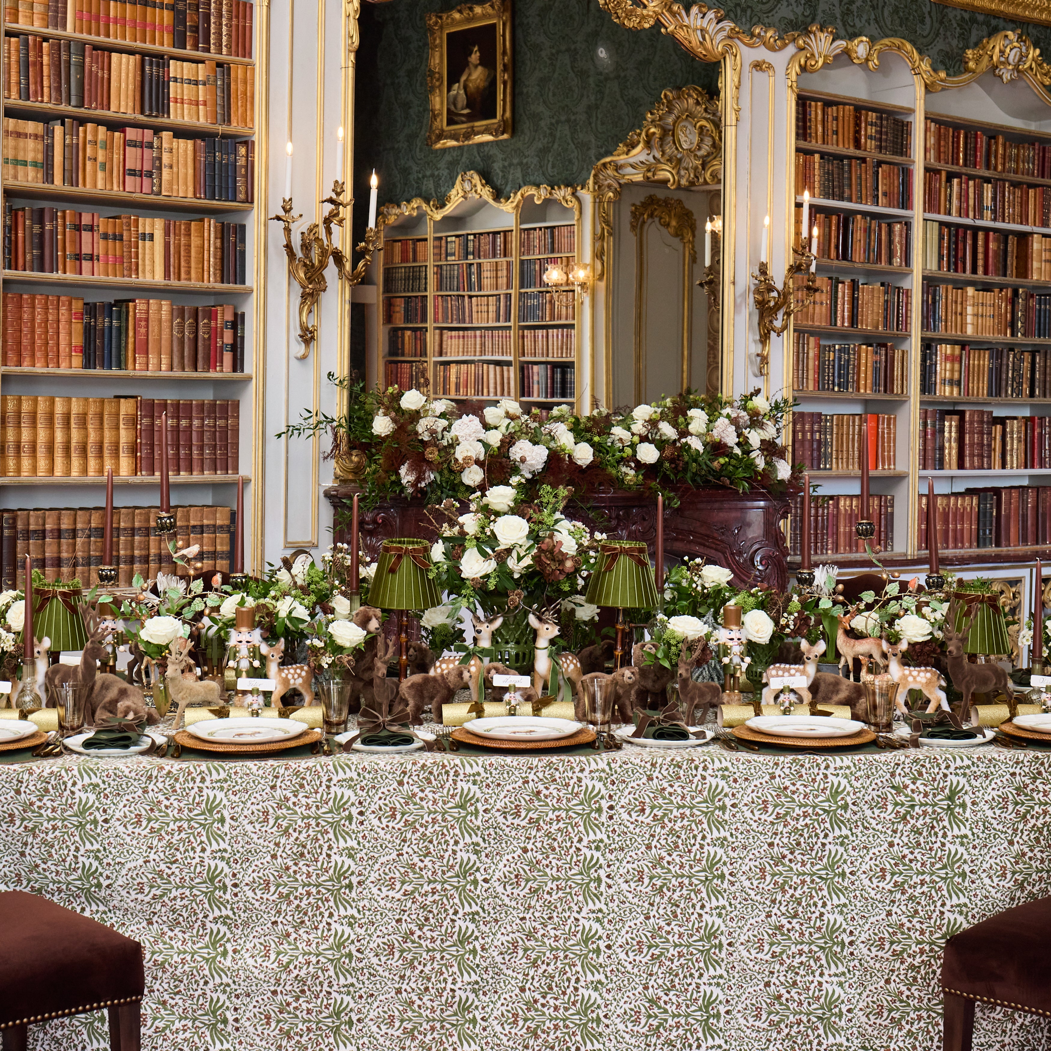 Chocolate & Olive Ethel Tablecloth