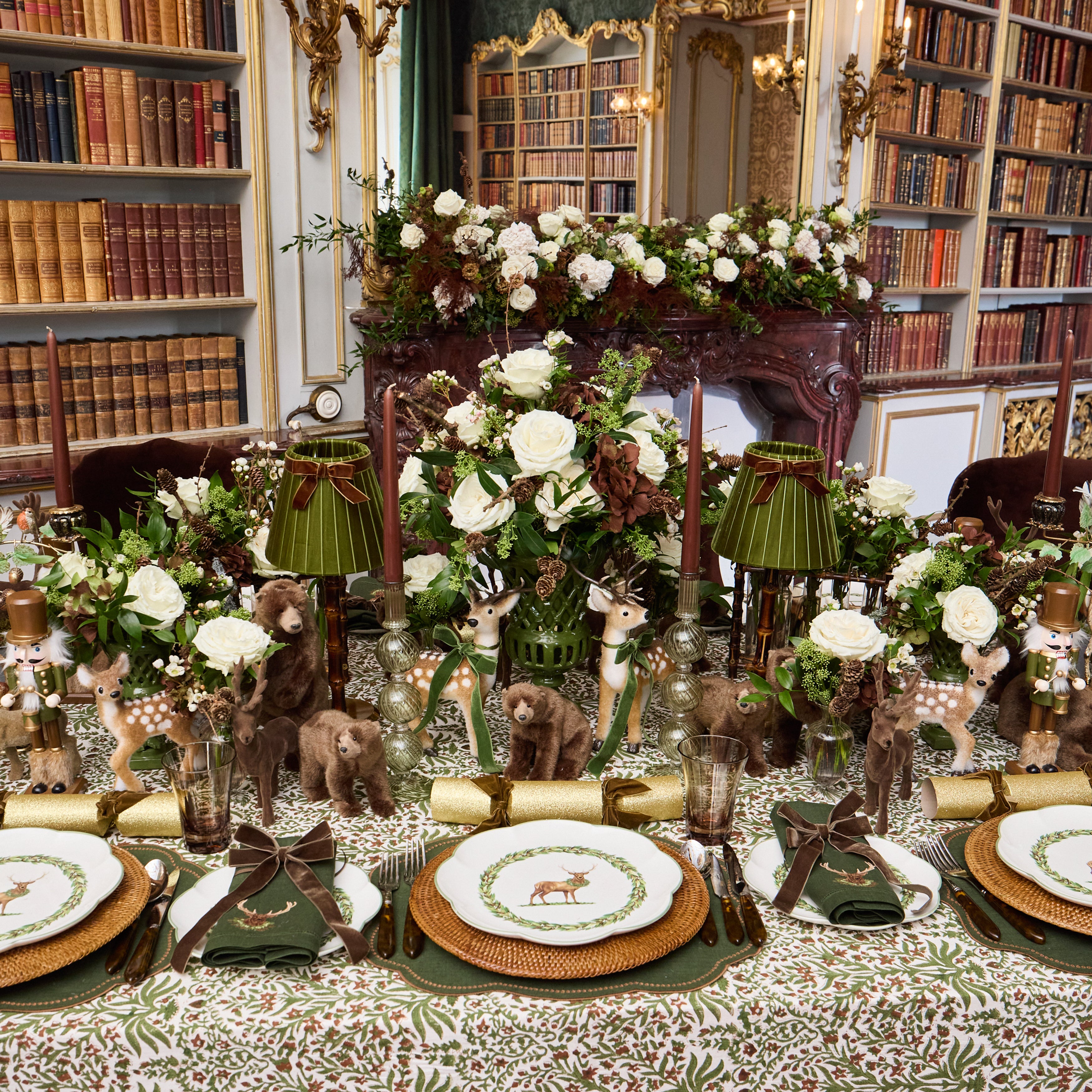 Chocolate & Olive Ethel Tablecloth