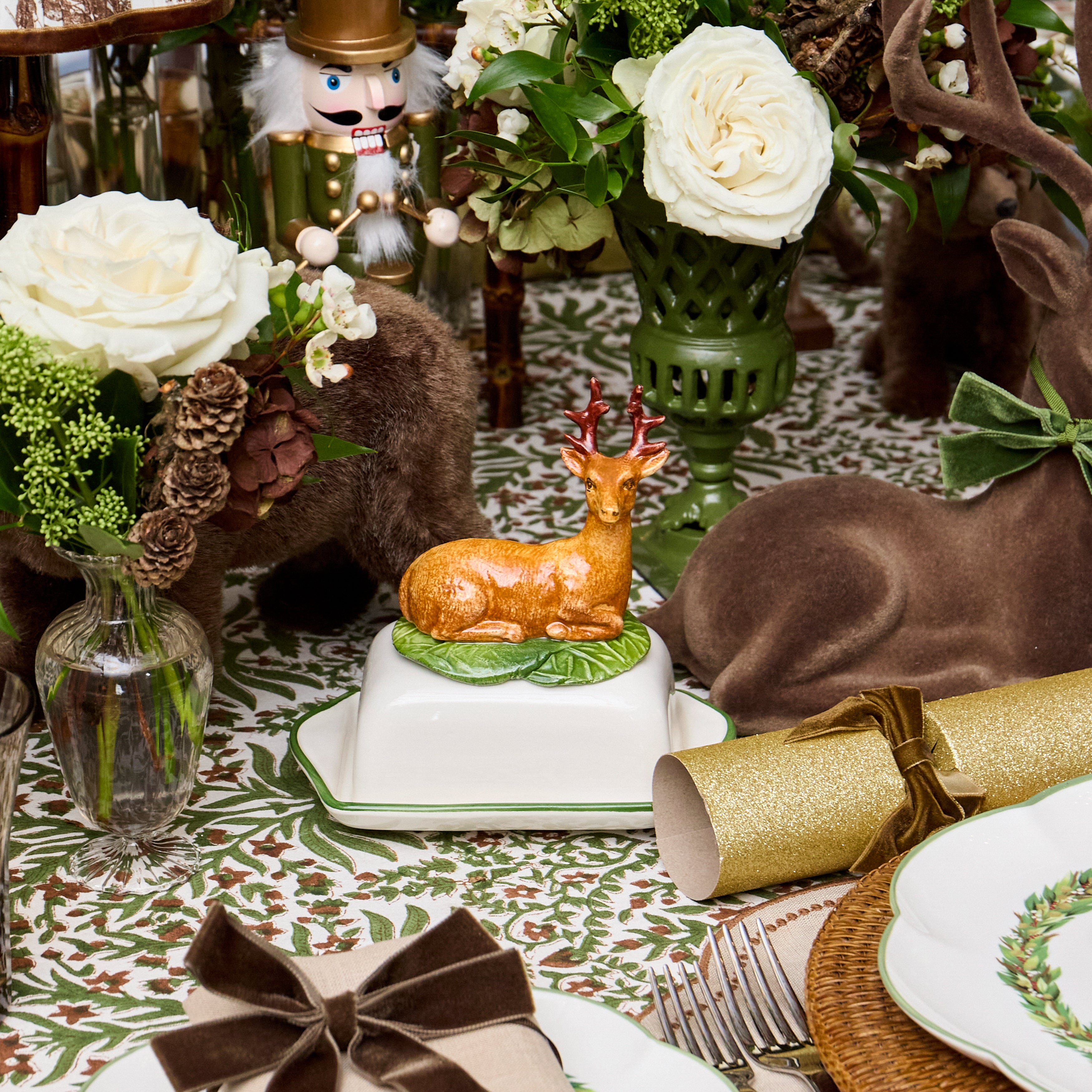 Stag Butter Dish