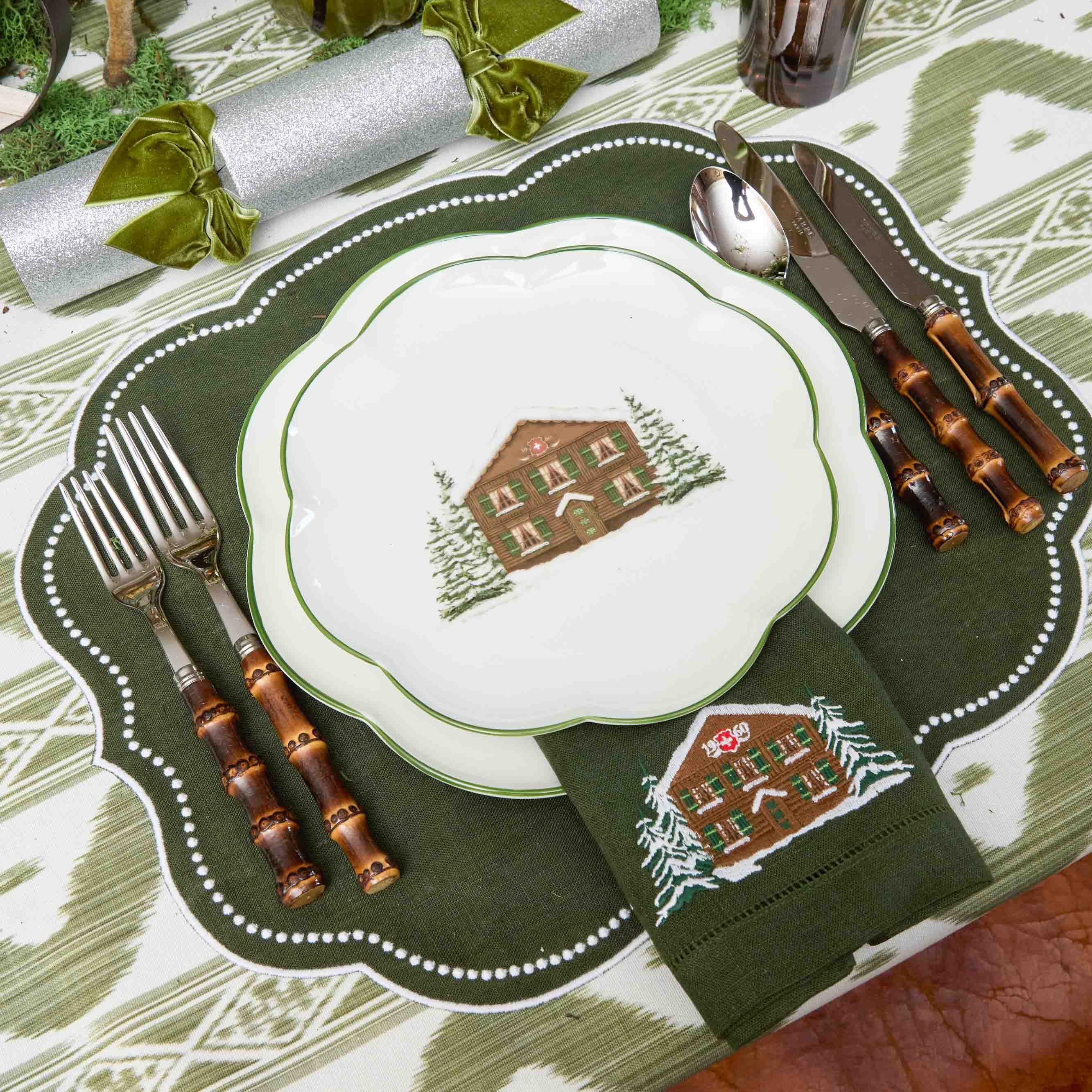 Alpine Chalet Dinner Plate