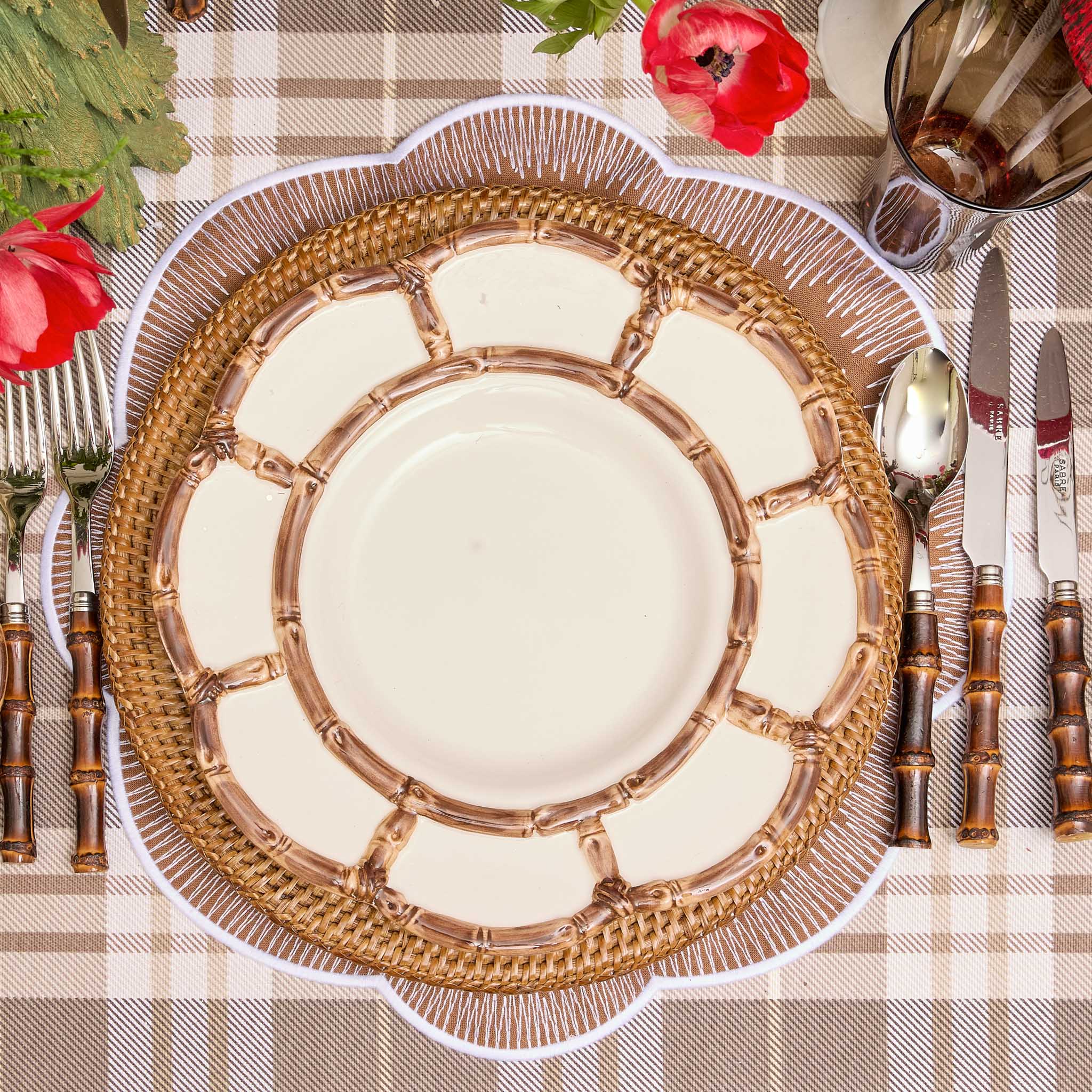 Alathea Caramel Linen Placemats (Set of 4)