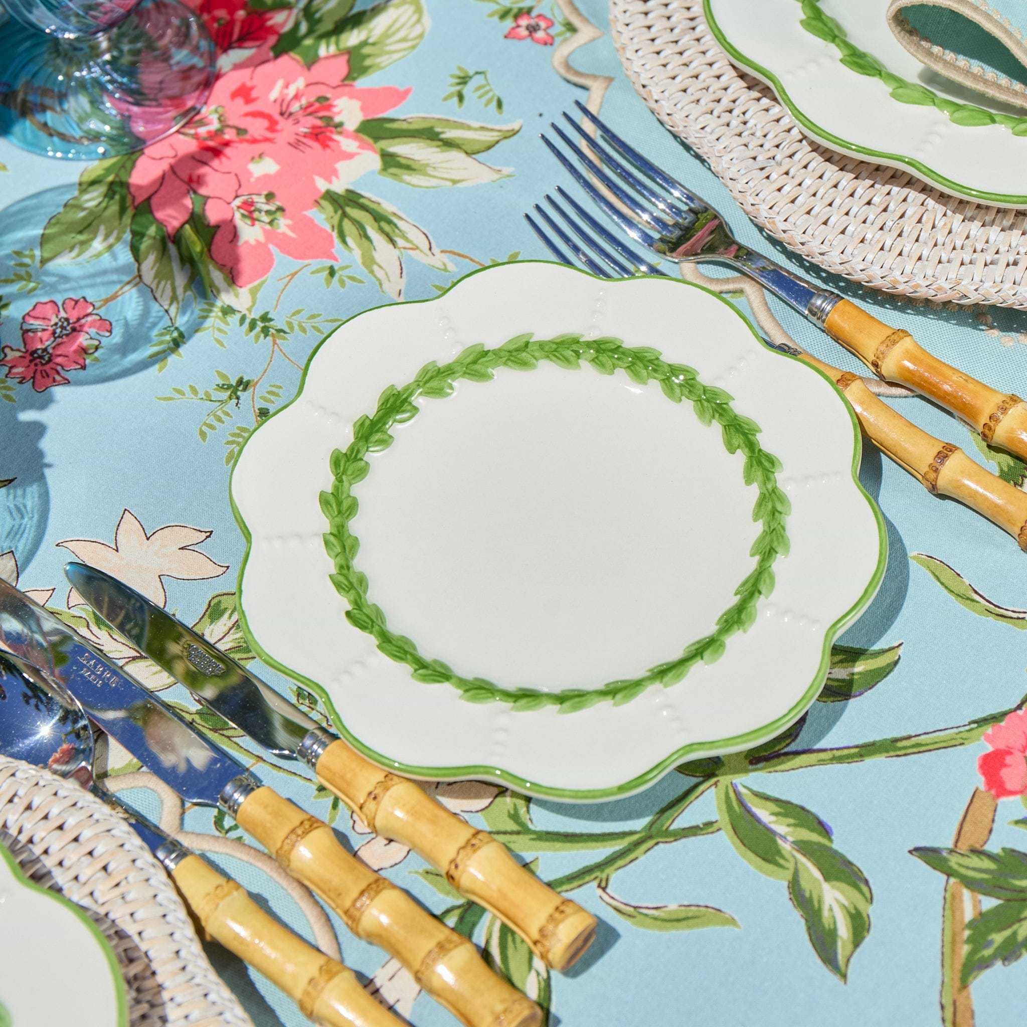 Green Laurel Starter Plate
